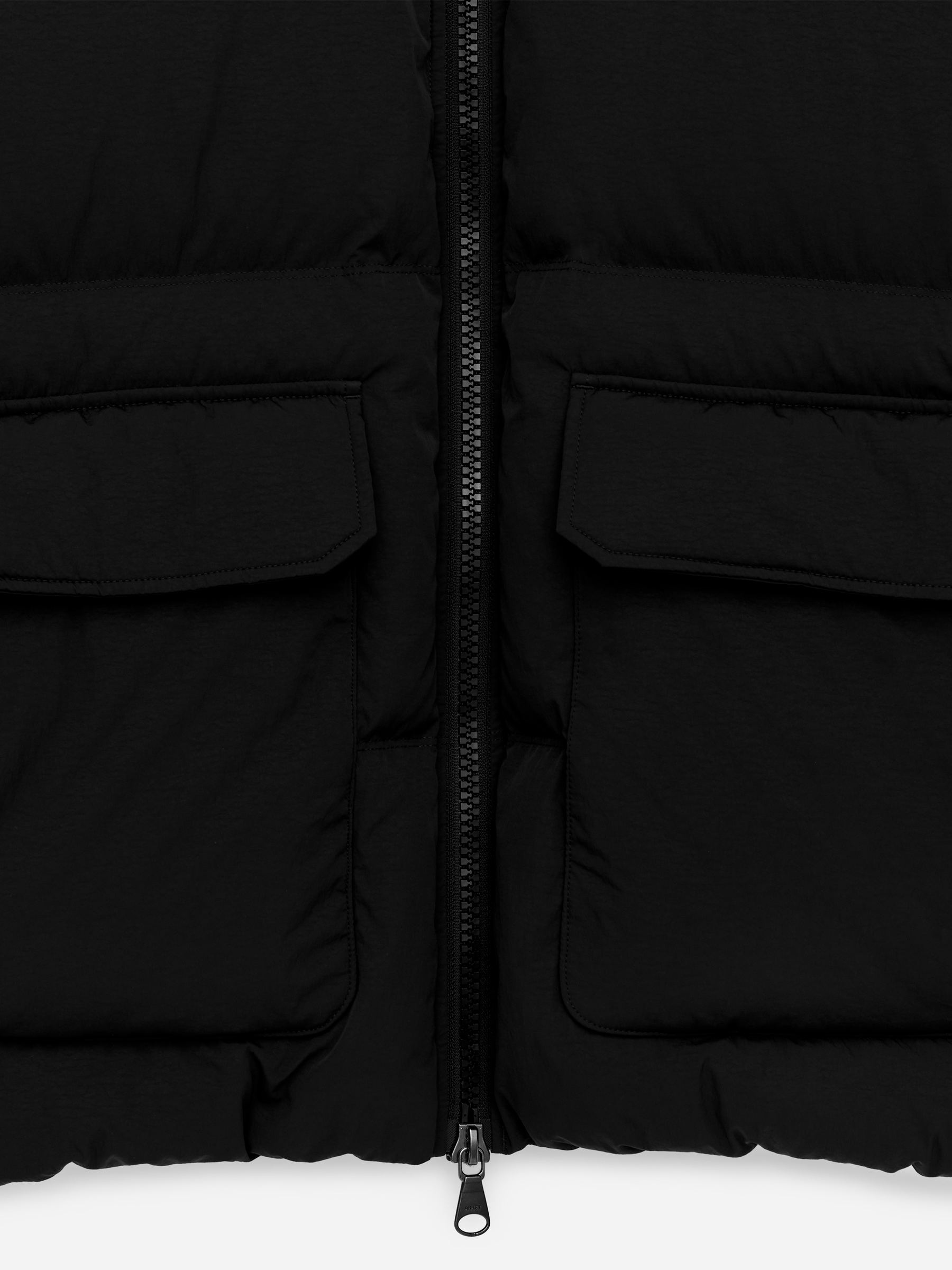 Upcycled Down Jacket - Black - Regular fit - Men - StillMedia/DescriptiveDetail - 1
