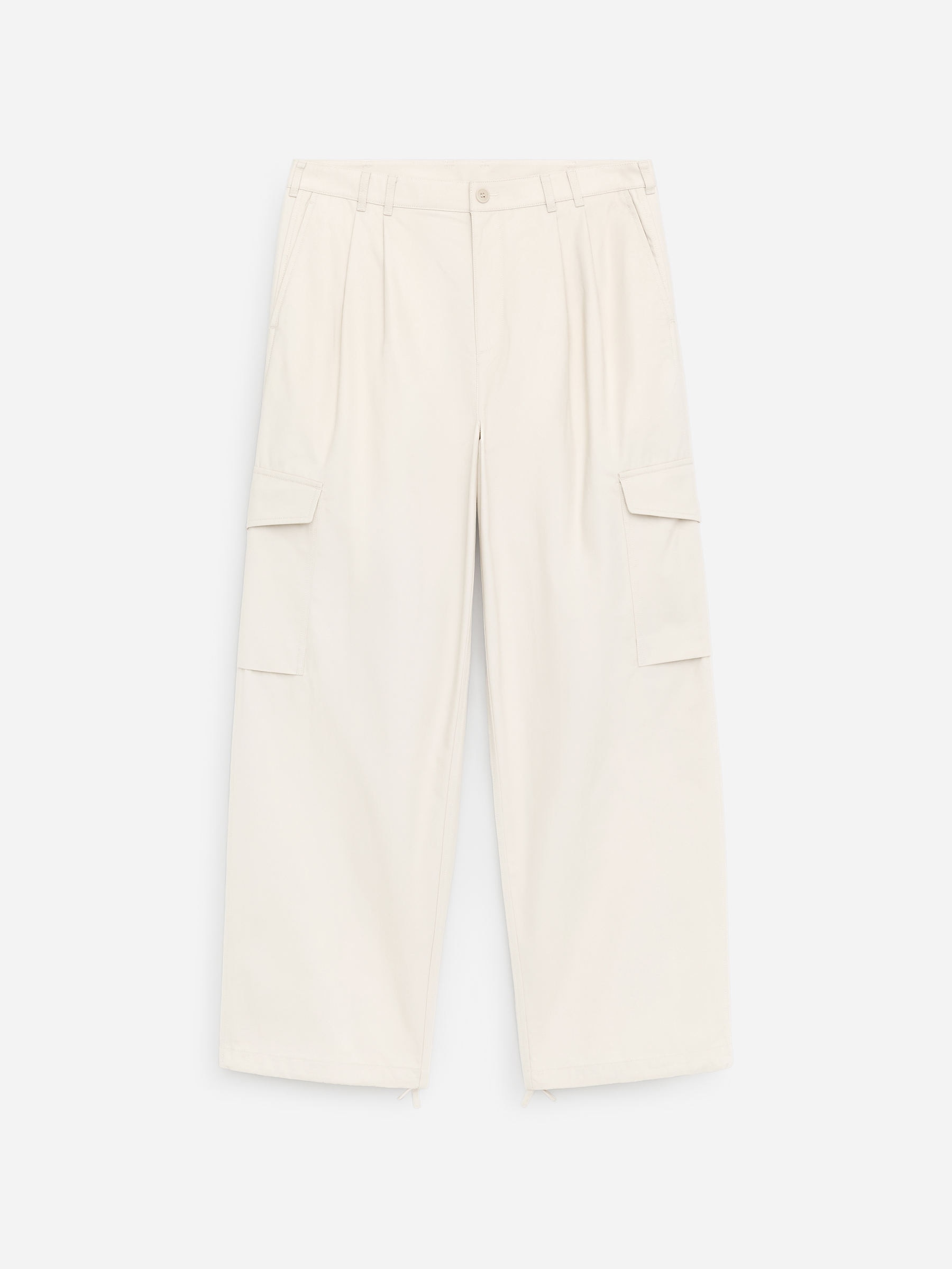 Loose-Fit Cargo Trousers - Off White - Loose fit - Men - StillMedia/DescriptiveStillLife - 3