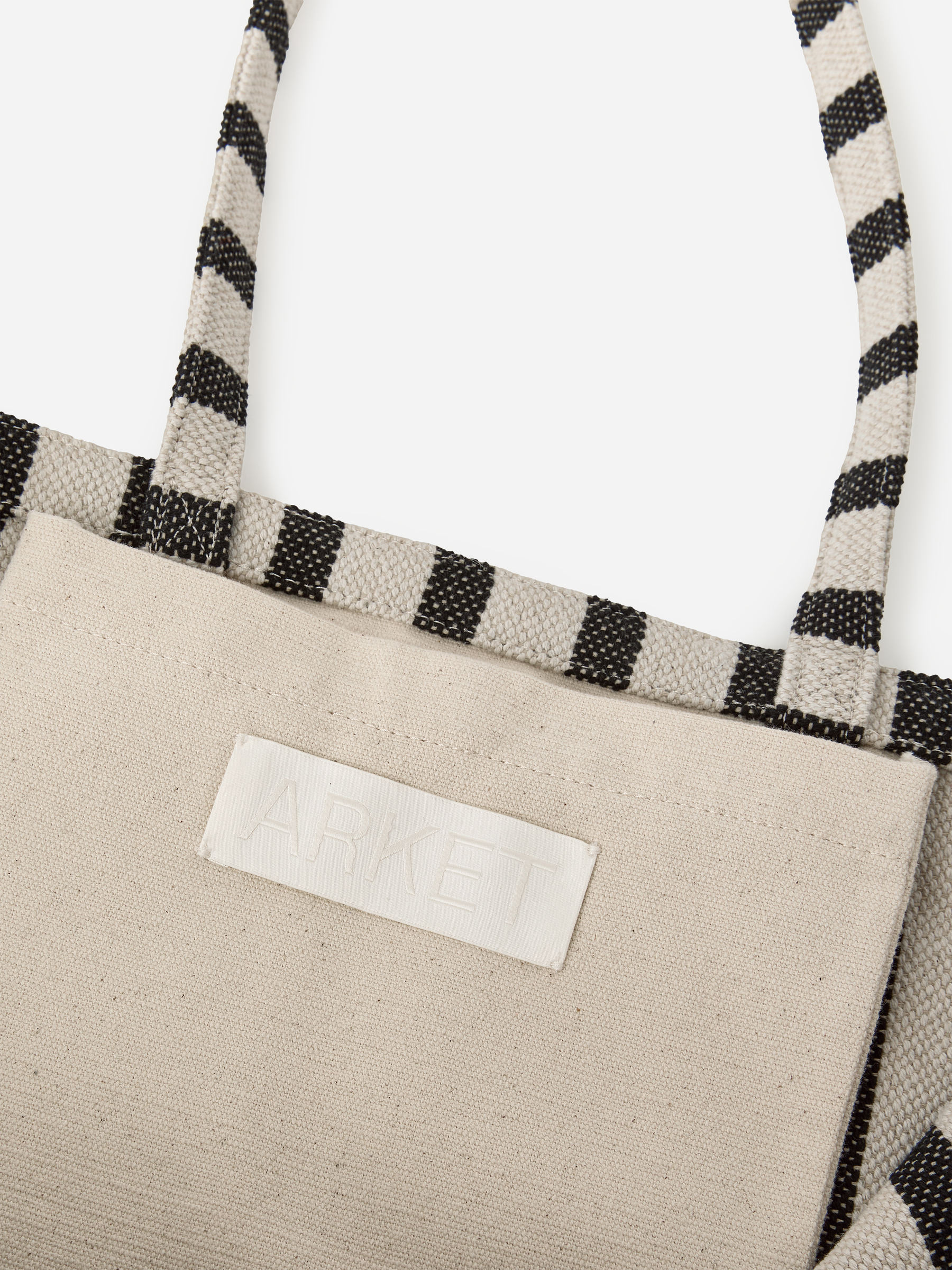 Sac fourre-tout en toile - Noir/blanc cassé - Maison et décoration - StillMedia/DescriptiveDetail - 1