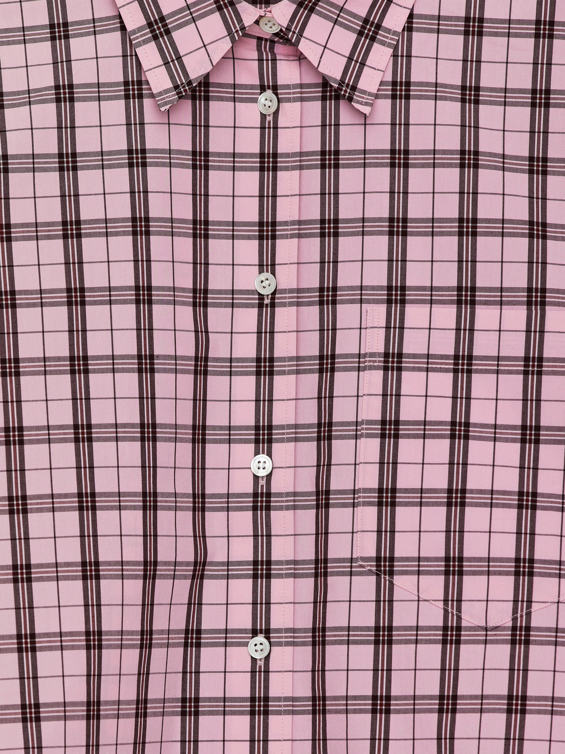 Oversized skjorta - Rosa/rutig - Oversized - Women - StillMedia/DescriptiveDetail - 2