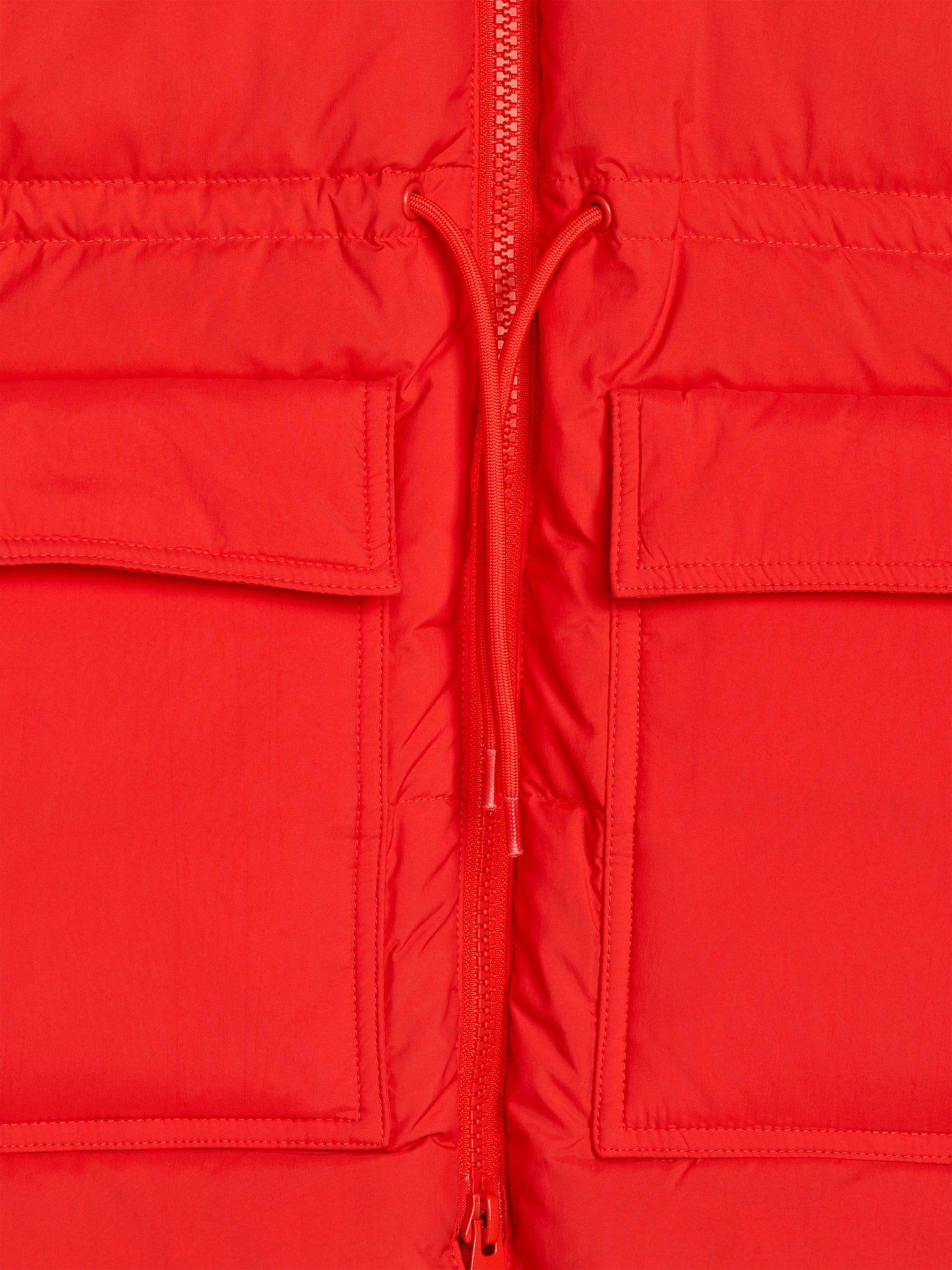 Upcycled Down Jacket - Red - Relaxed fit - Children - StillMedia/DescriptiveDetail - 3