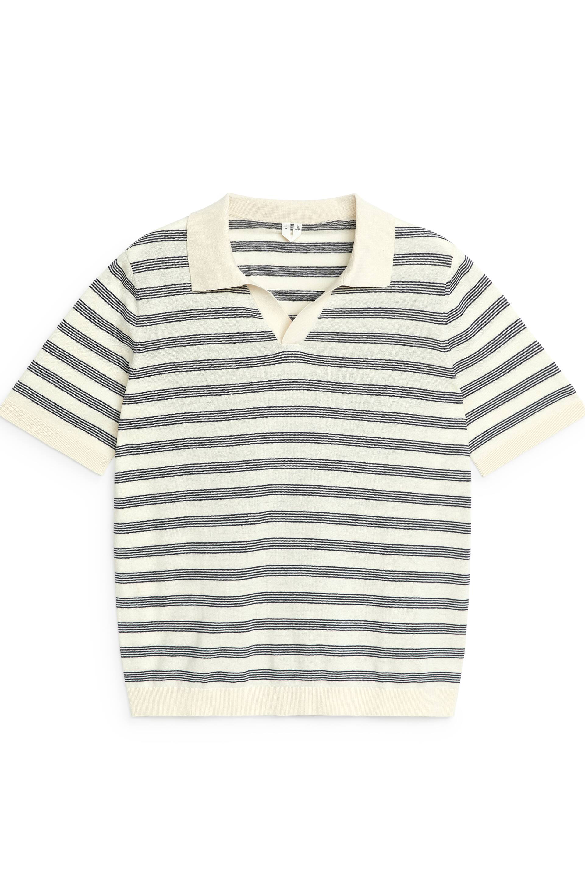 Agrandir l'image: Polo en lin et coton - Beige/Noir - HOMME | H&M FR 1