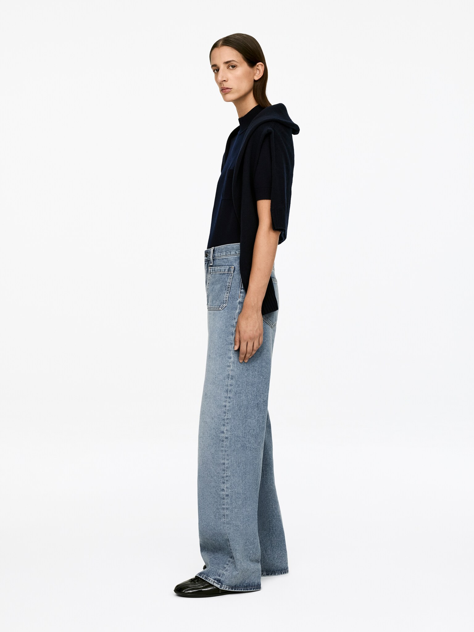 LUPINE Flared Jeans - Blue/Mid Blue - 5