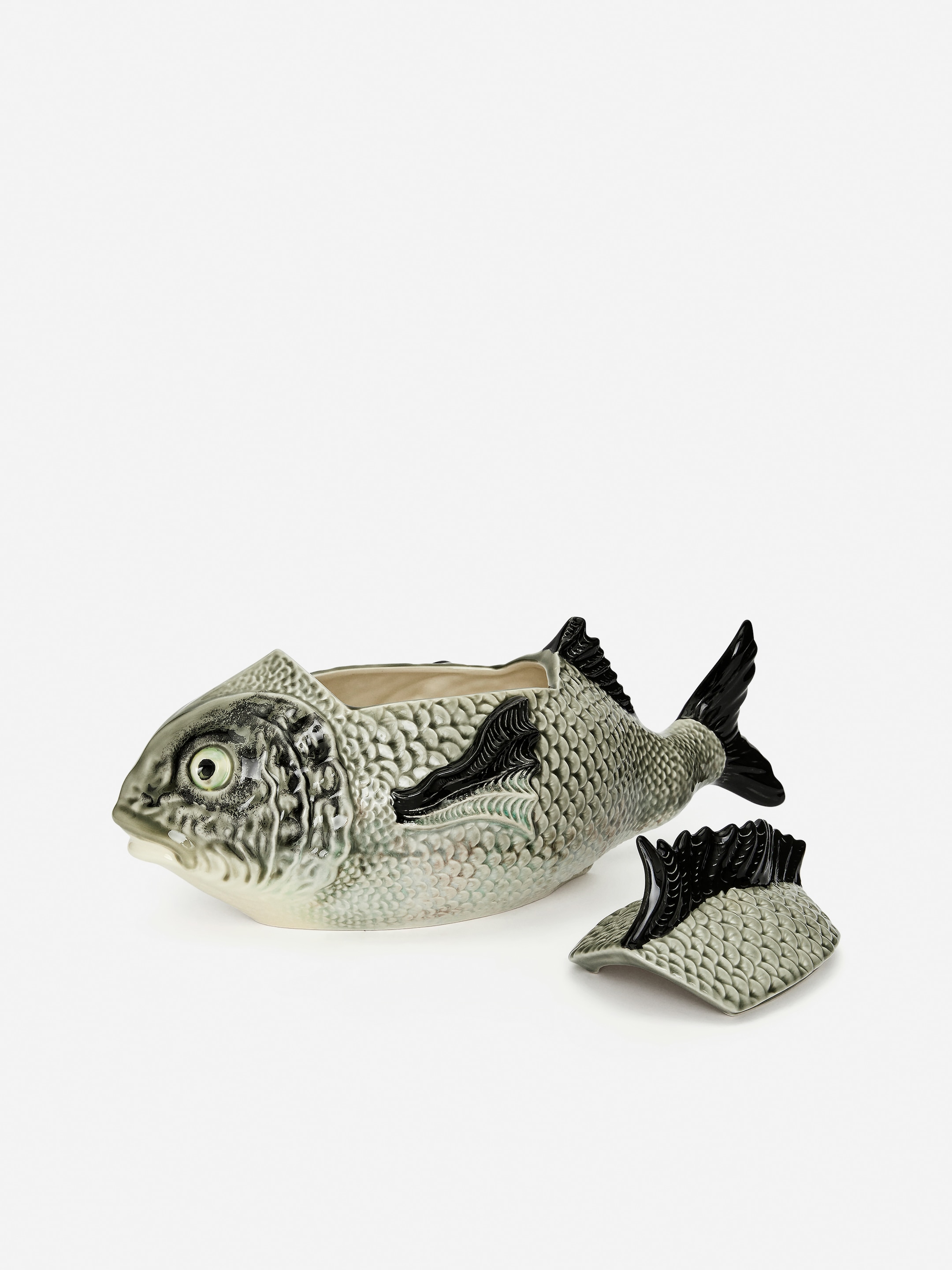 Bordallo Pinheiro fiskformad terrin - Grå - Homeware - StillMedia/DescriptiveDetail - 2