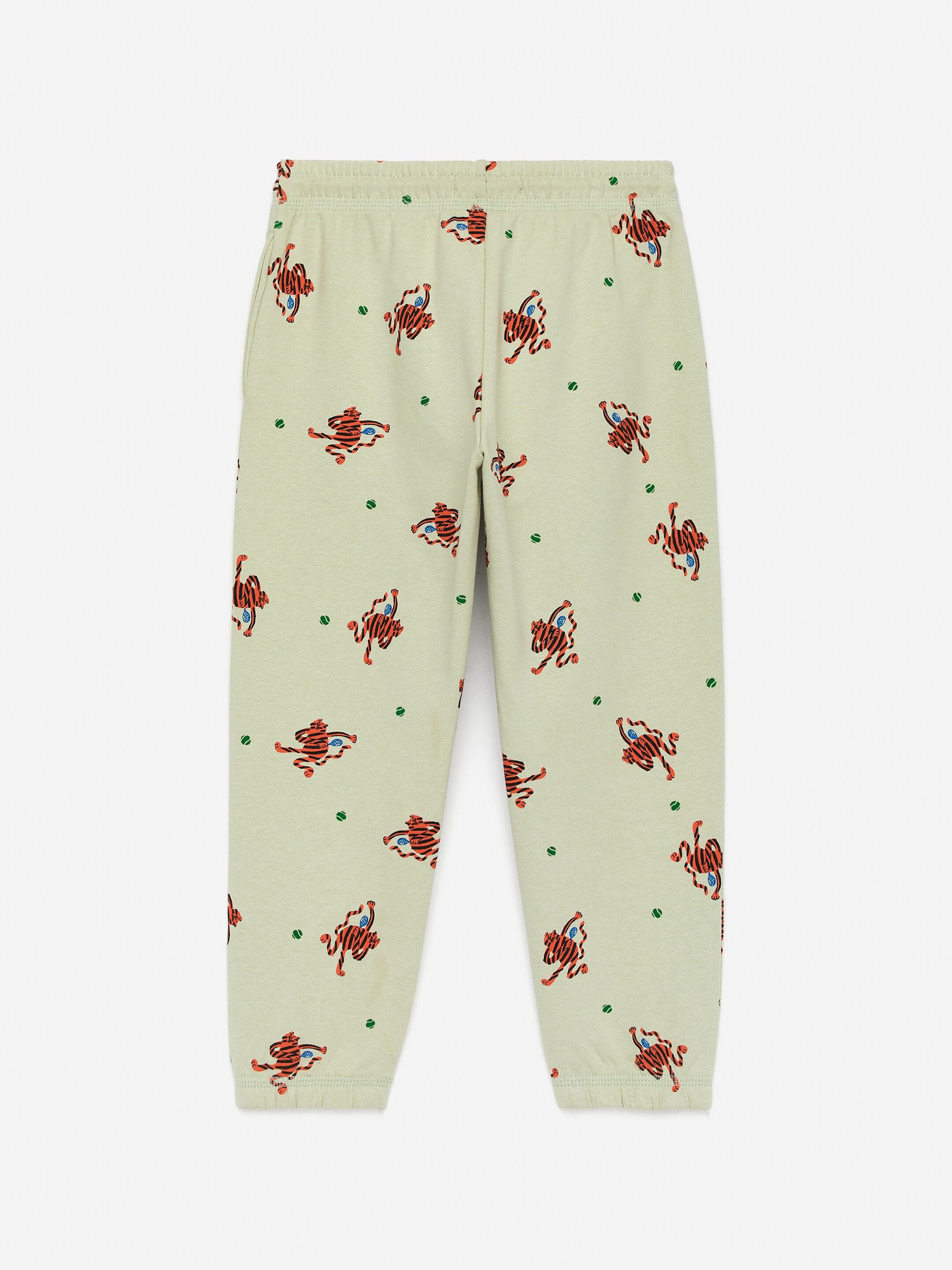 Zobrazit větší obrázek: Tepláky z francouzského froté - Světle zelená/Tennis Tiger - DĚTI | H&M CZ 2