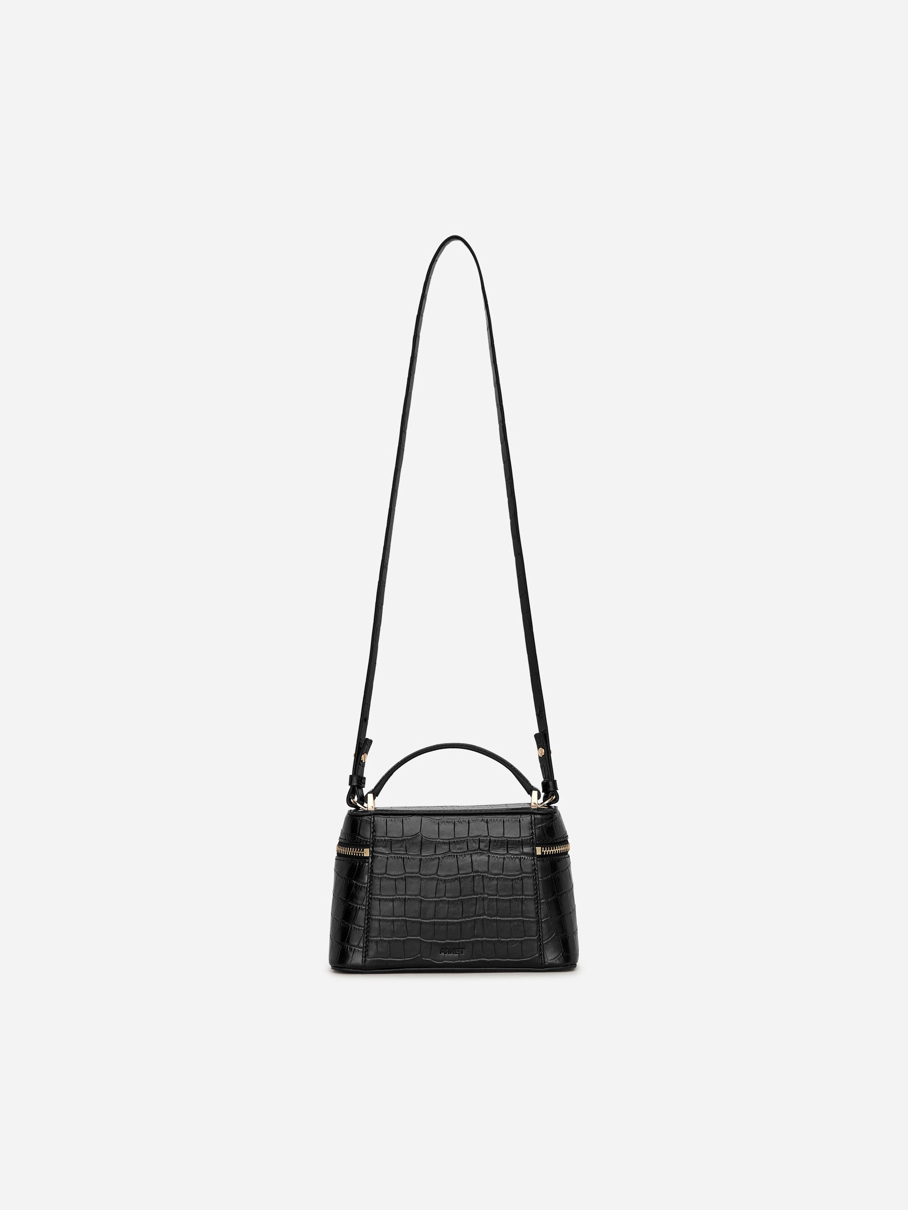 Leather Crossbody Bag - Black - Women - StillMedia/DescriptiveStillLife - 3