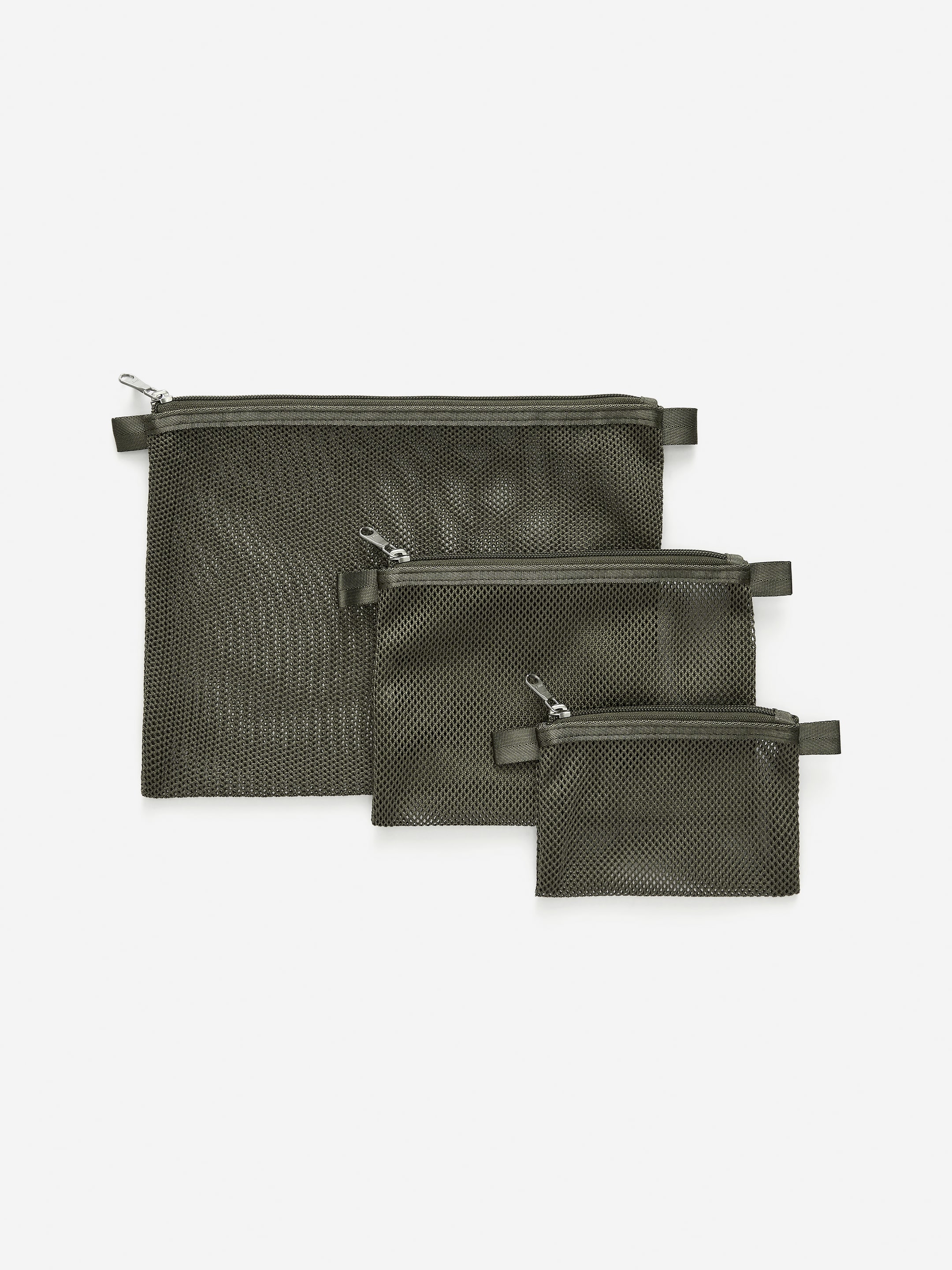 Grotere afbeelding bekijken: Mesh Travel Organisers - Khaki Green - HEREN | H&M BE 1