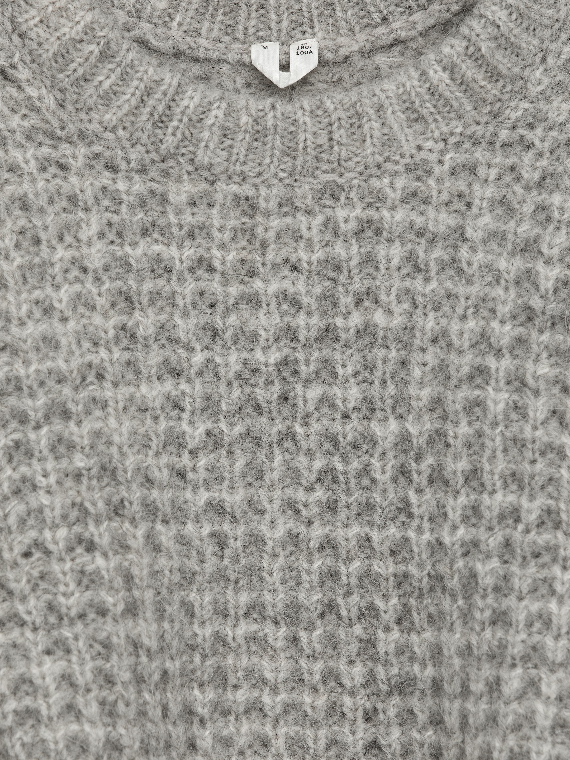 Pull en laine d'alpaga - Gris chiné - Regular fit - Homme - StillMedia/DescriptiveDetail - 1