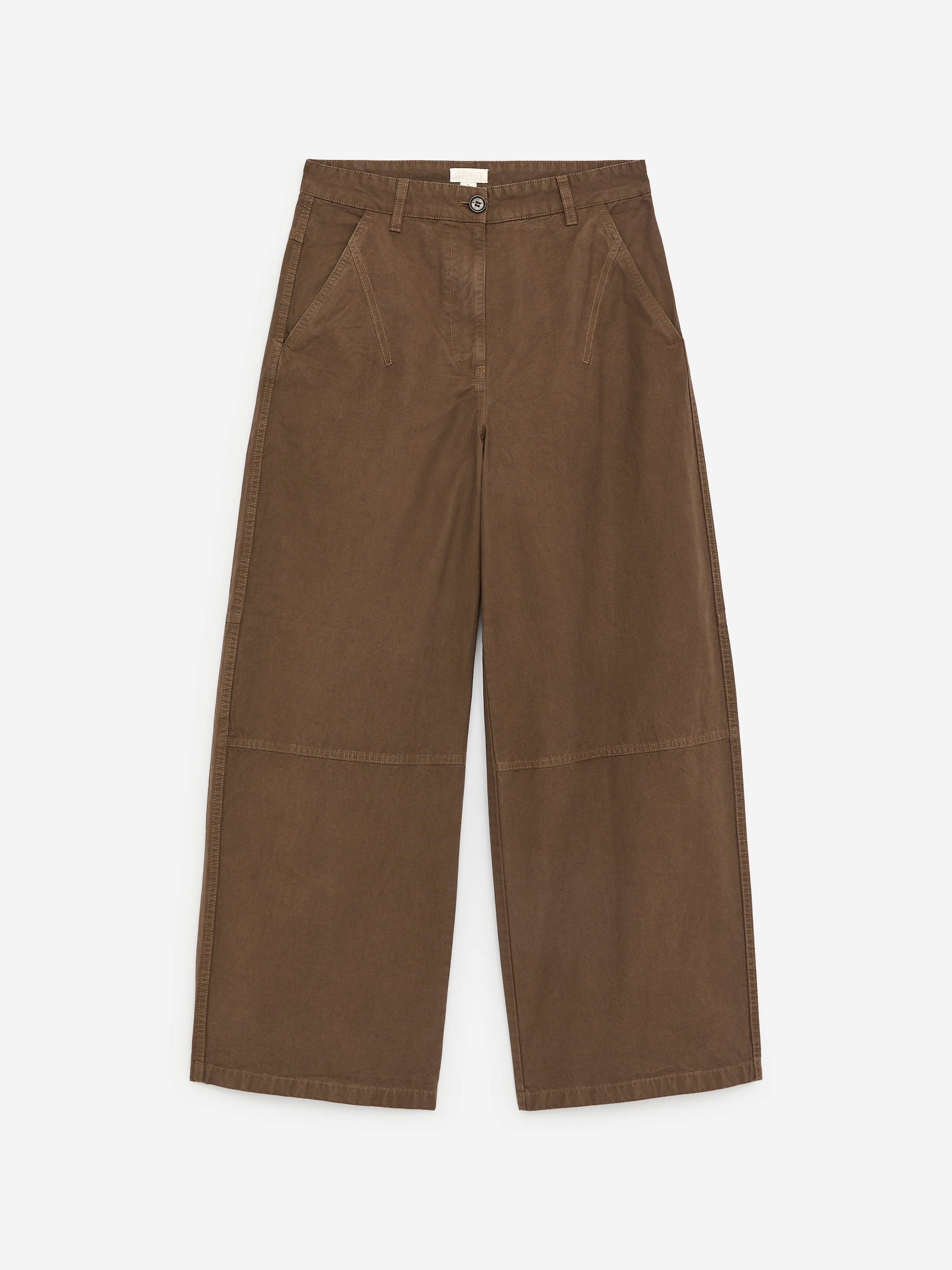Cargo Trousers - Brown - Loose fit - Women - StillMedia/DescriptiveStillLife - 1