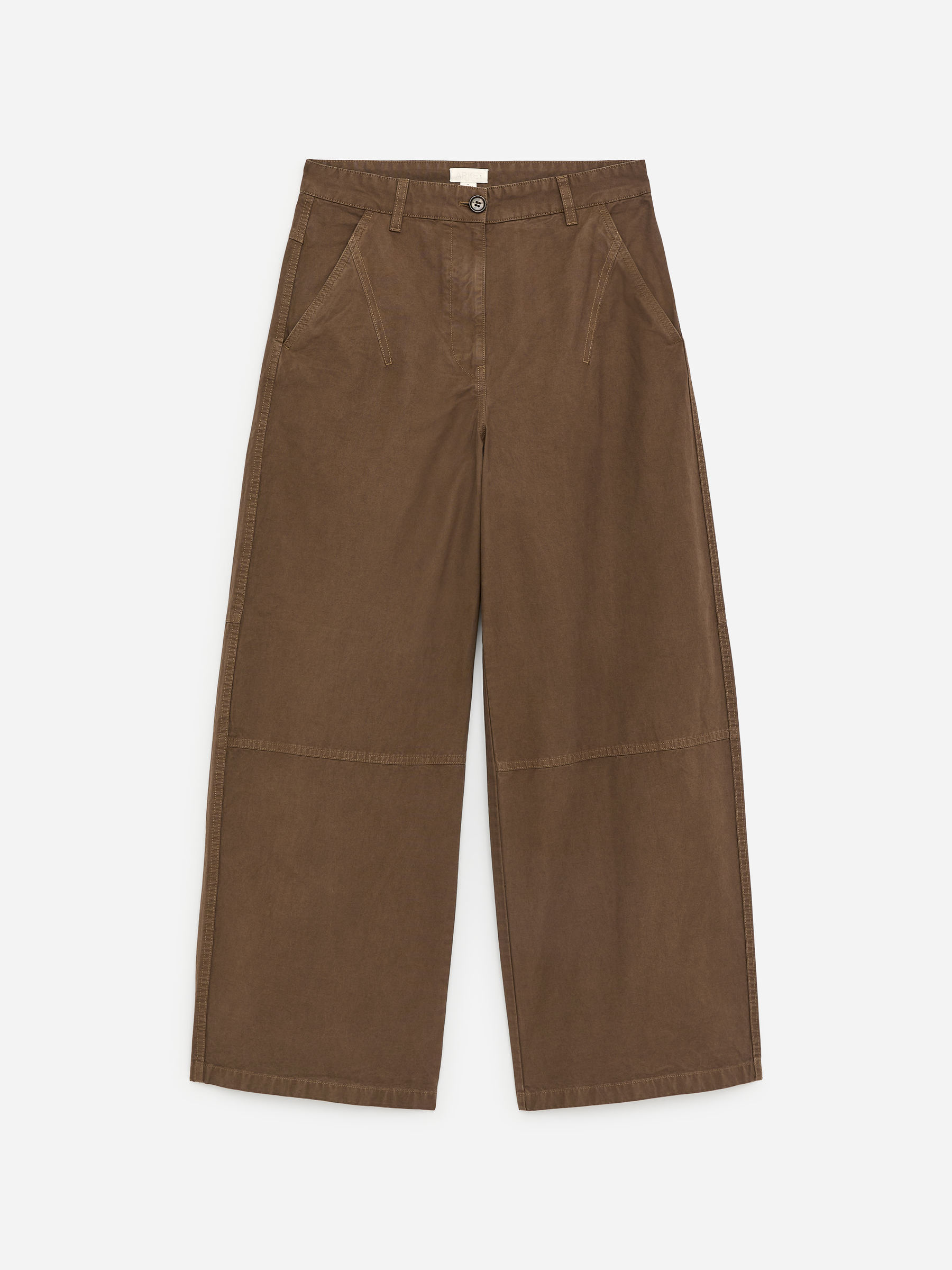 Cargo Trousers-#655444-18485