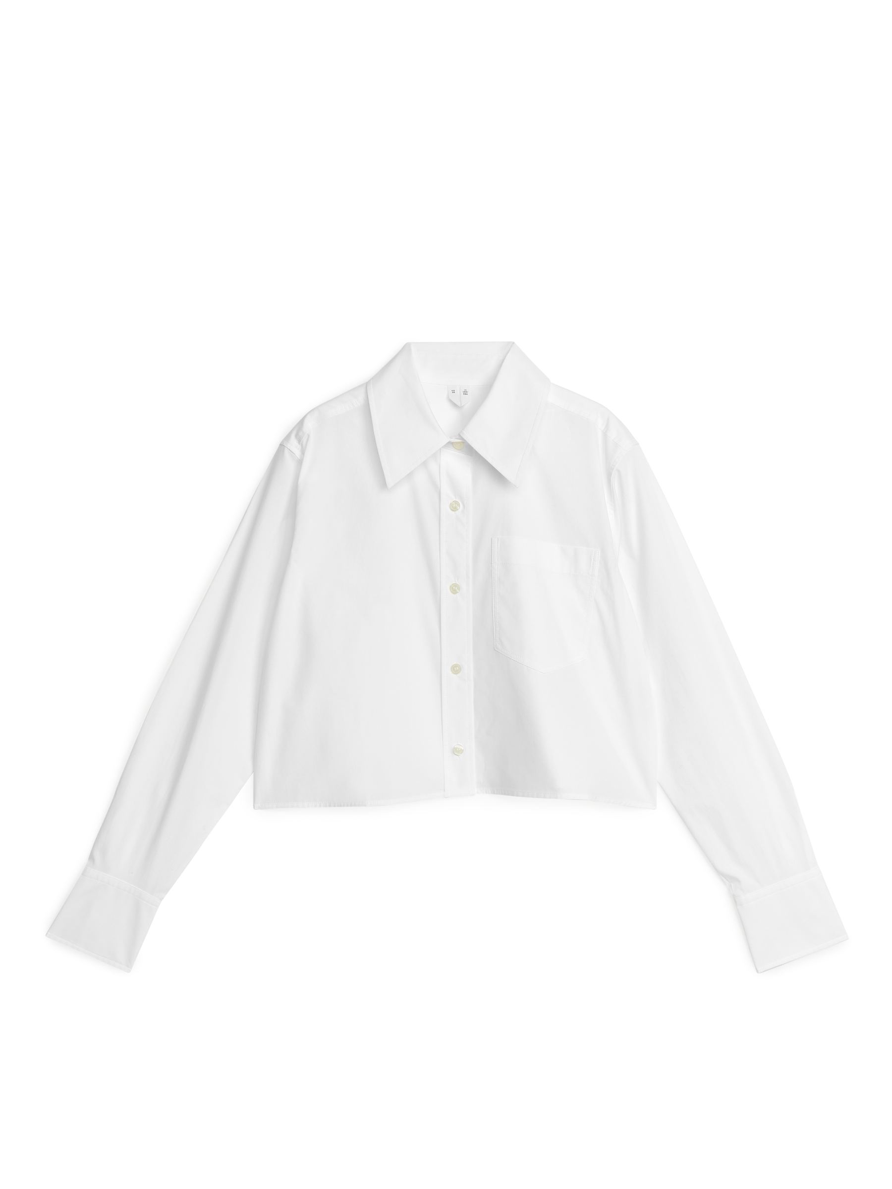 Camicia cropped in cotone - Bianco - Regular fit - Women - StillMedia/DescriptiveStillLife - 1