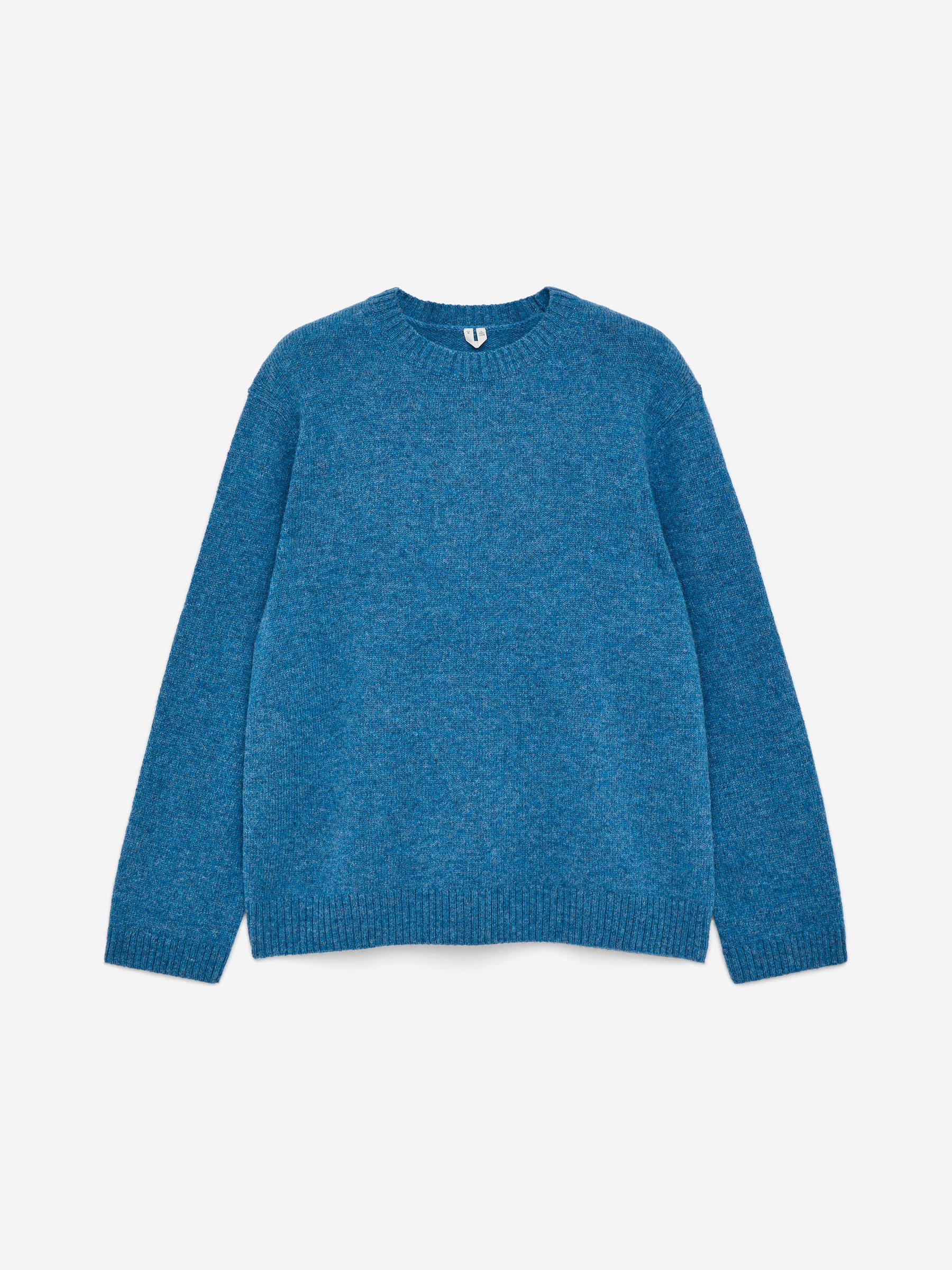 Crew-Neck Wool Jumper-#44678D-16942