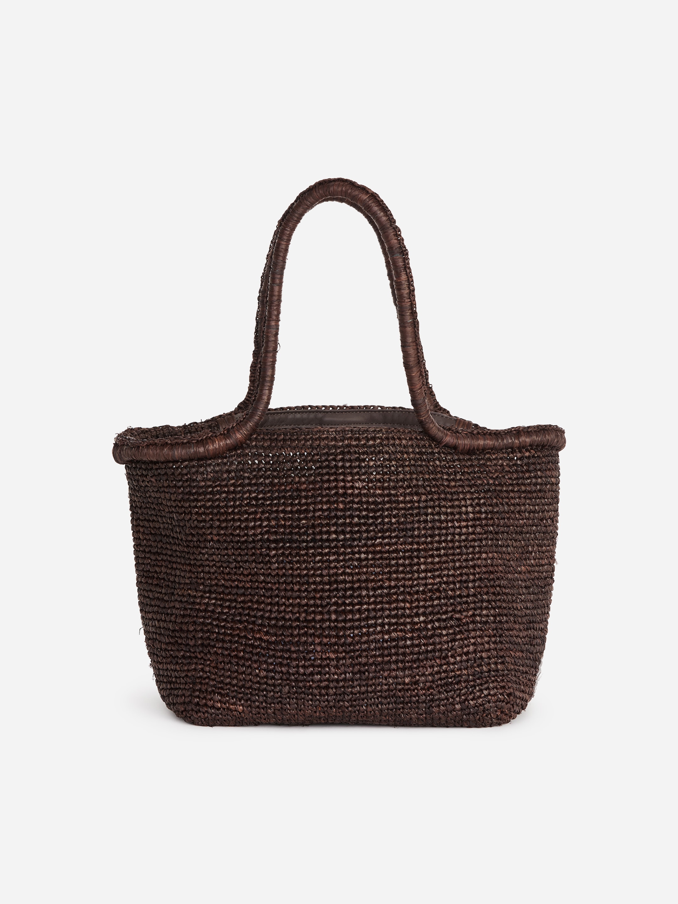 Raffia medium tote bag-#675344-19218