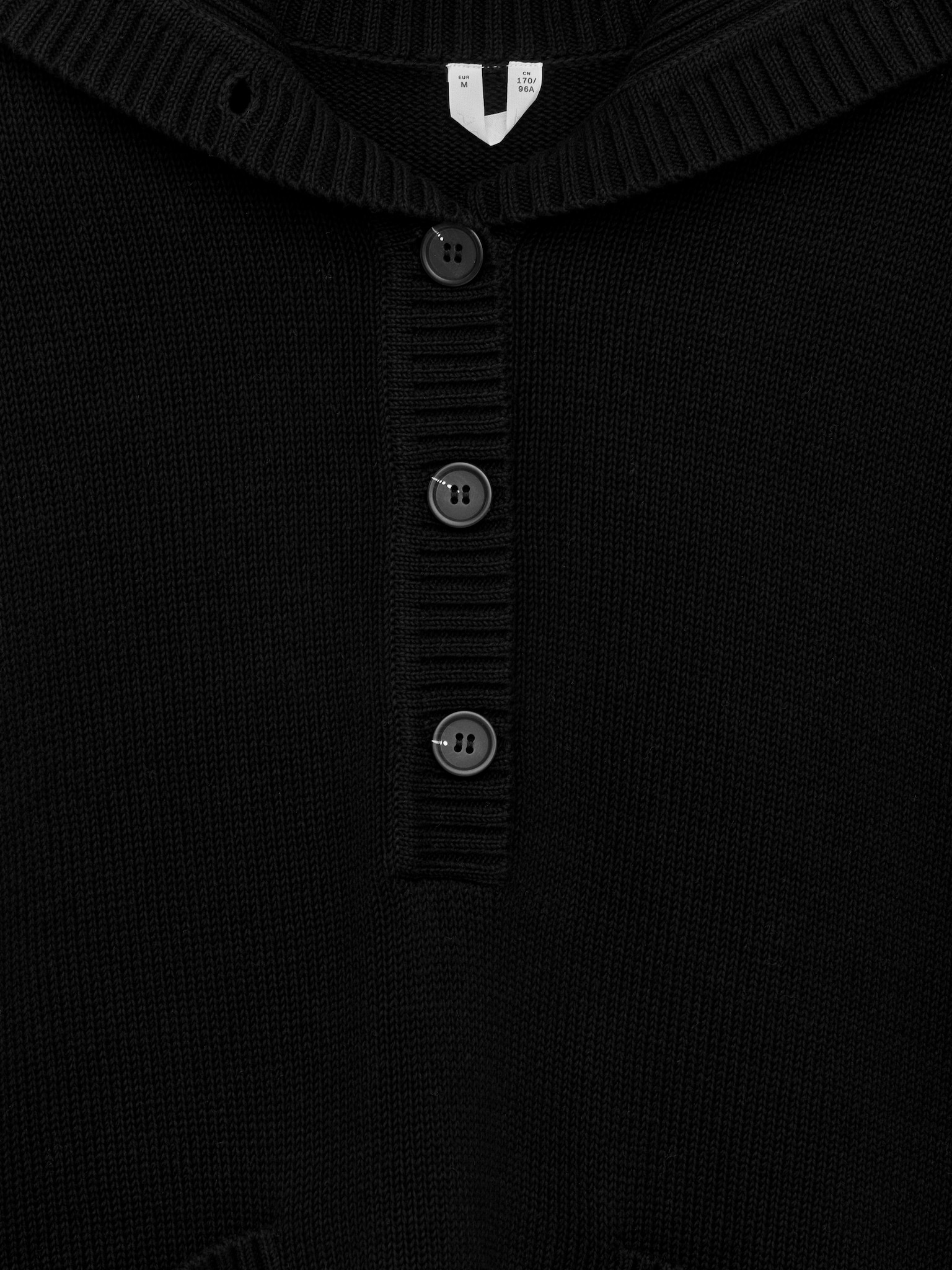 High-Neck Jumper - Black - 5