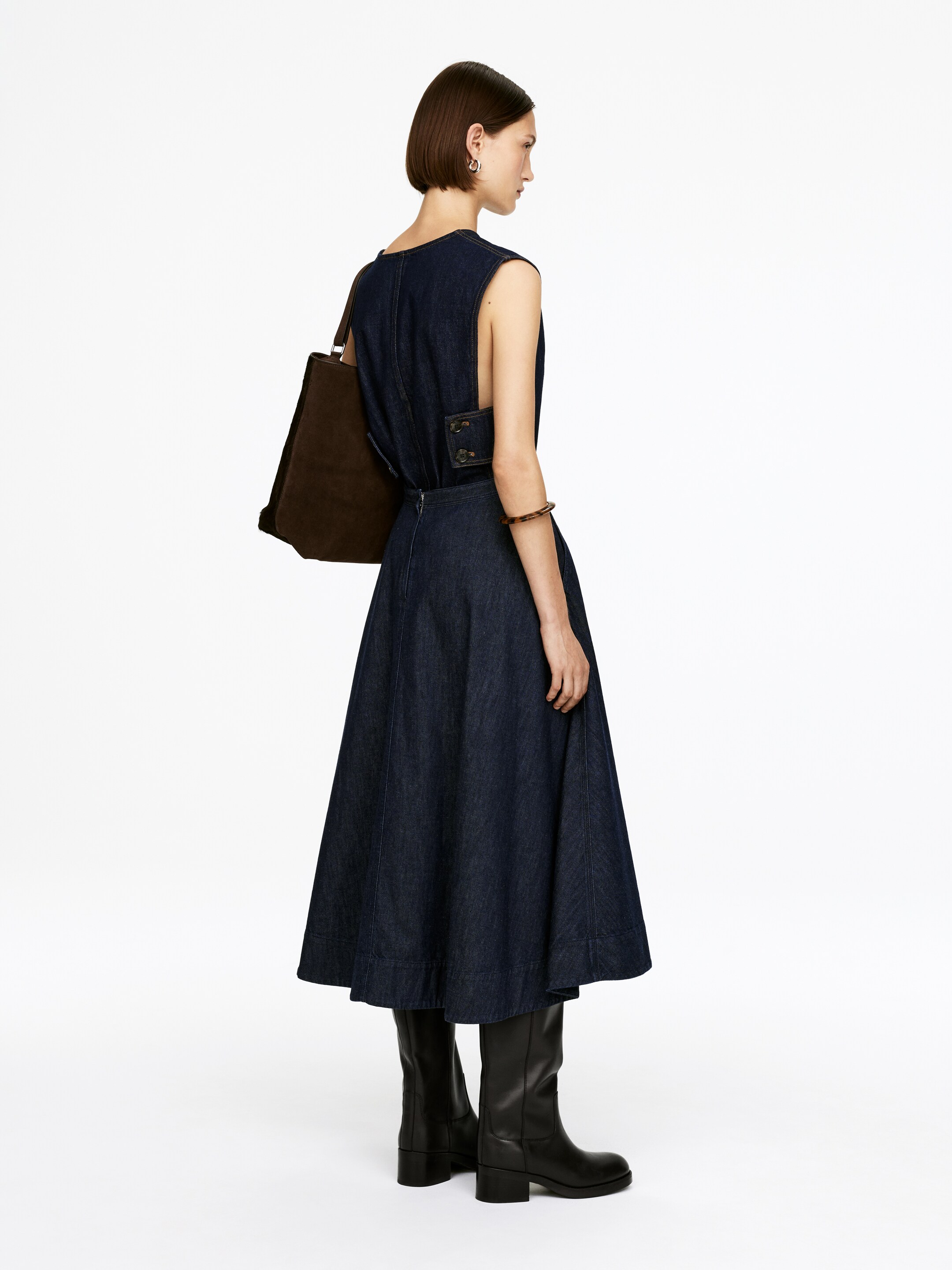 Vis større bilde: Denimskjørt - Mørkeblå - DAME | H&M NO 3