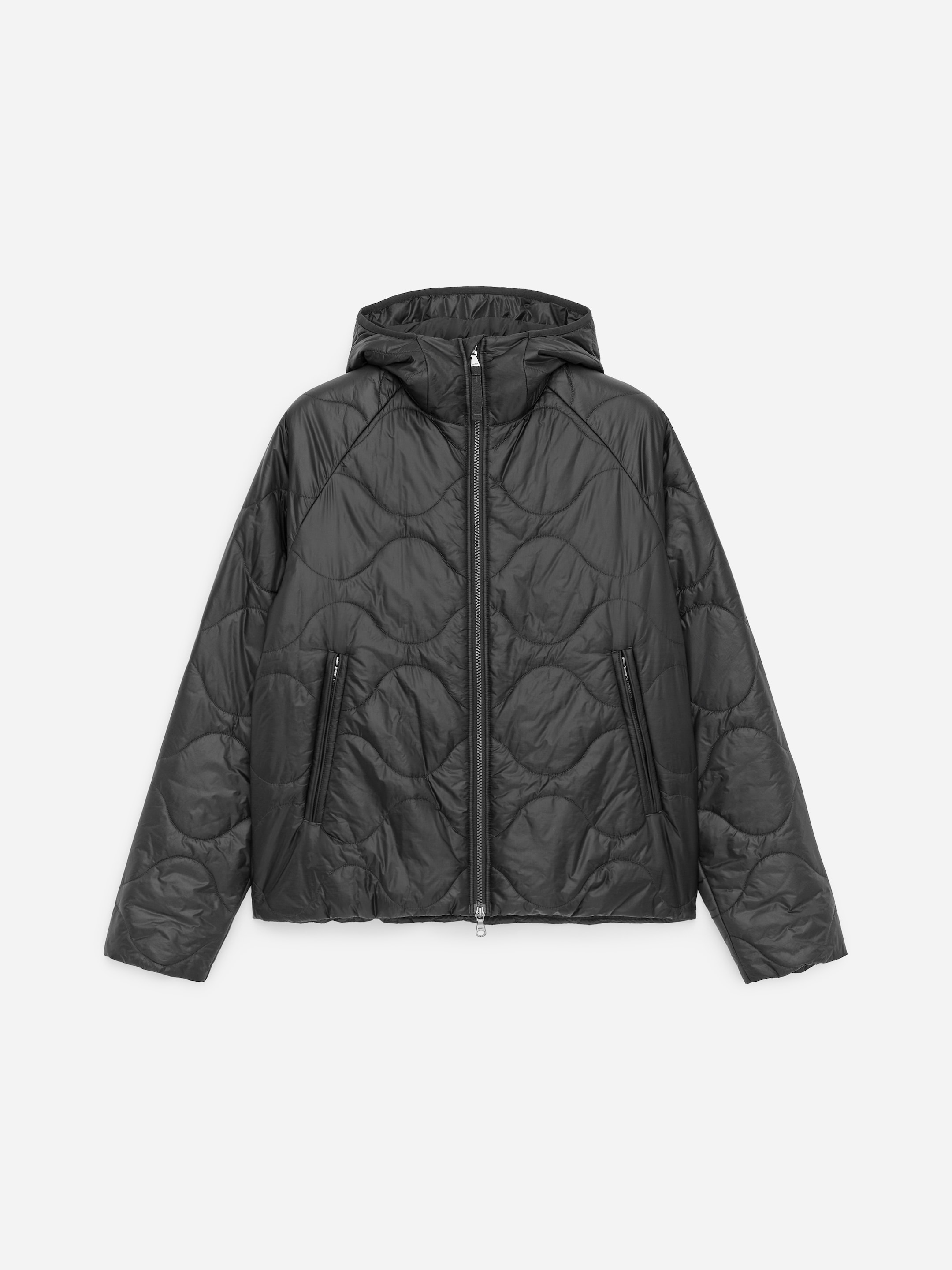 ARKET ACTIVE Hooded Jacket-Black-17849