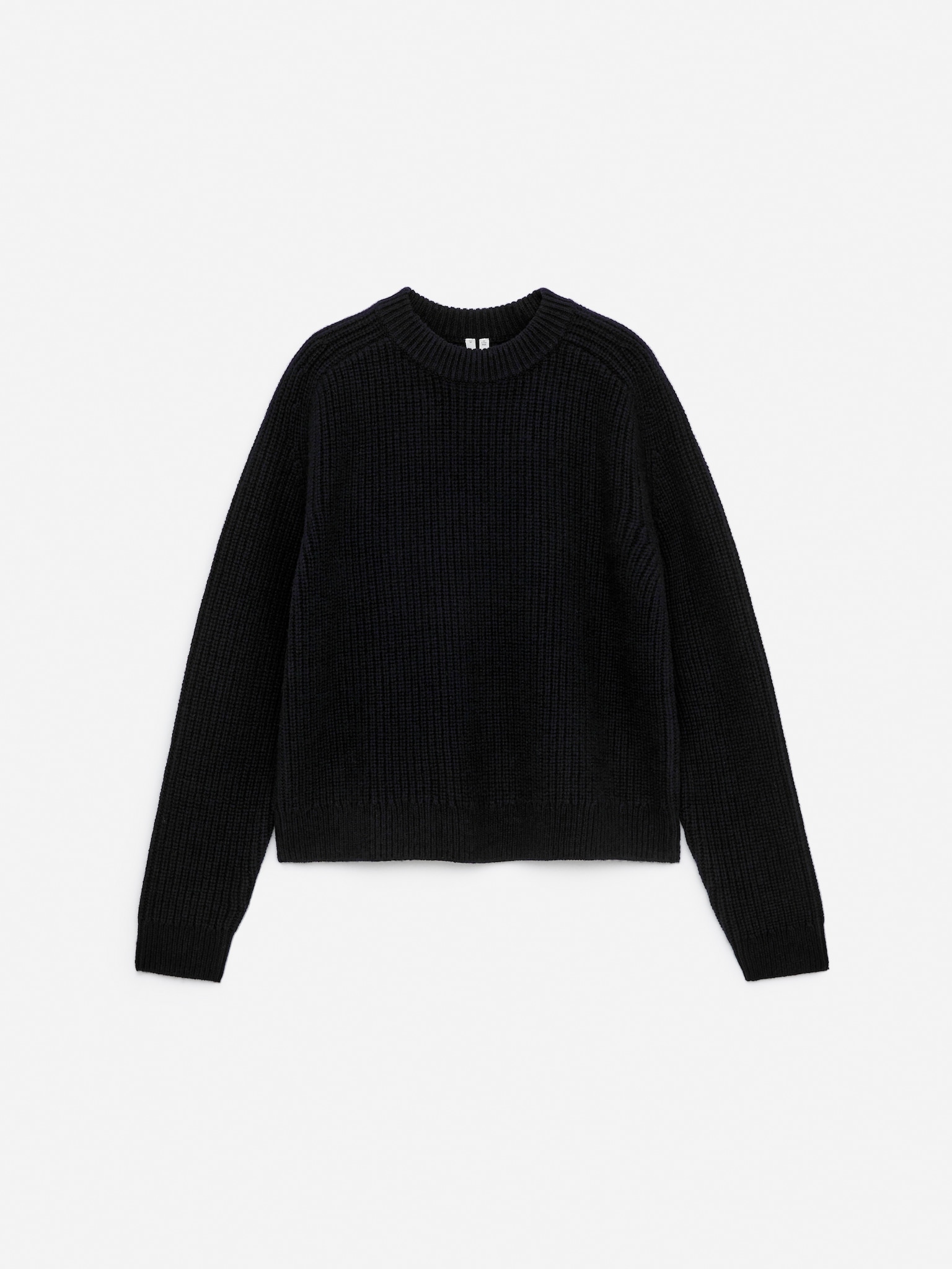 Merino Jumper - Dark Blue/Dark Grey - 1