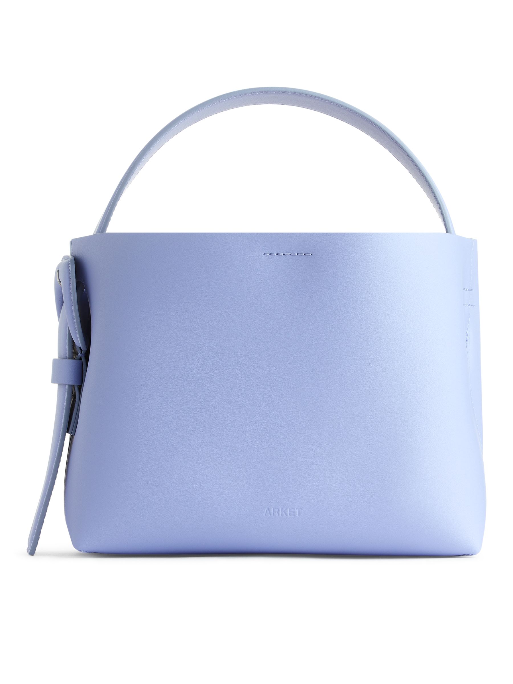 Bolso bandolera rígido de piel - Azul claro - Women - StillMedia/DescriptiveStillLife - 2