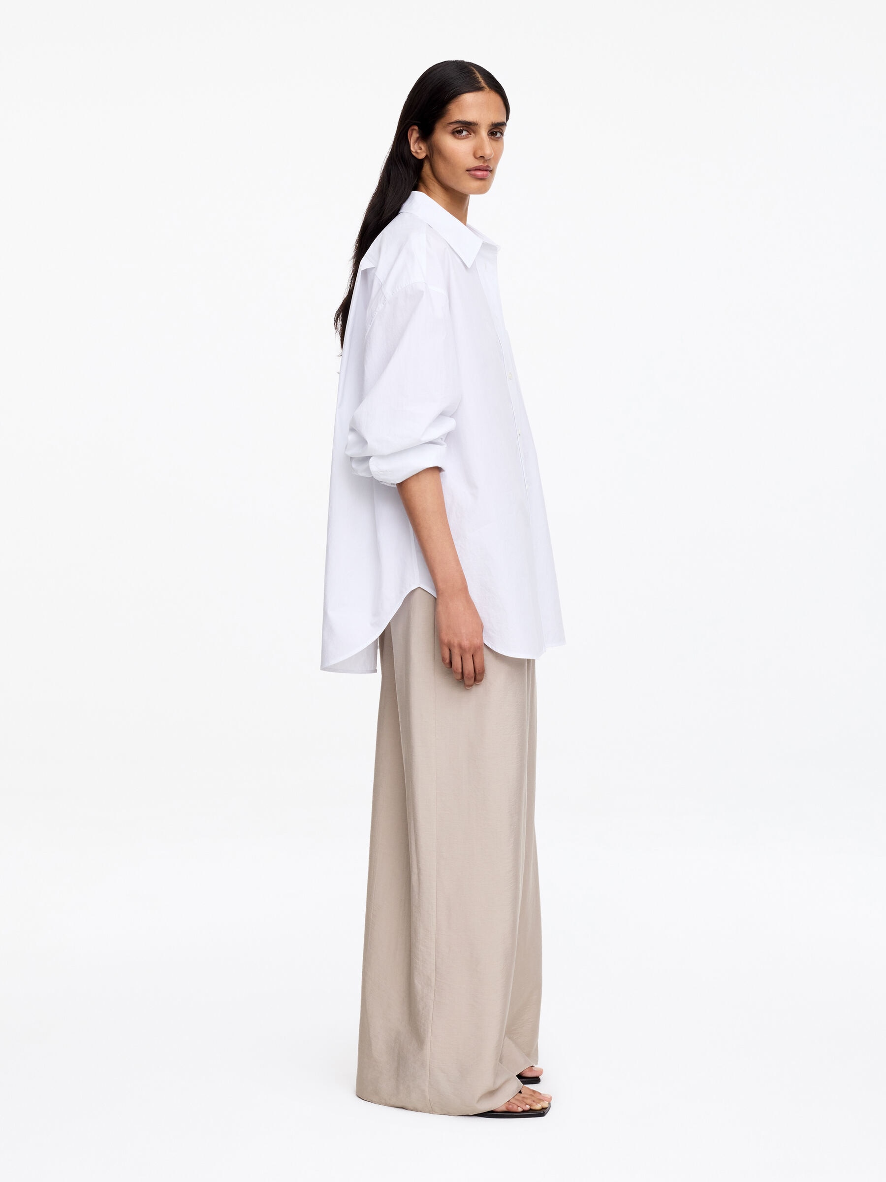Vida byxor - Mullvadsgrå - Loose fit - Women - StillMedia/Lookbook - 4