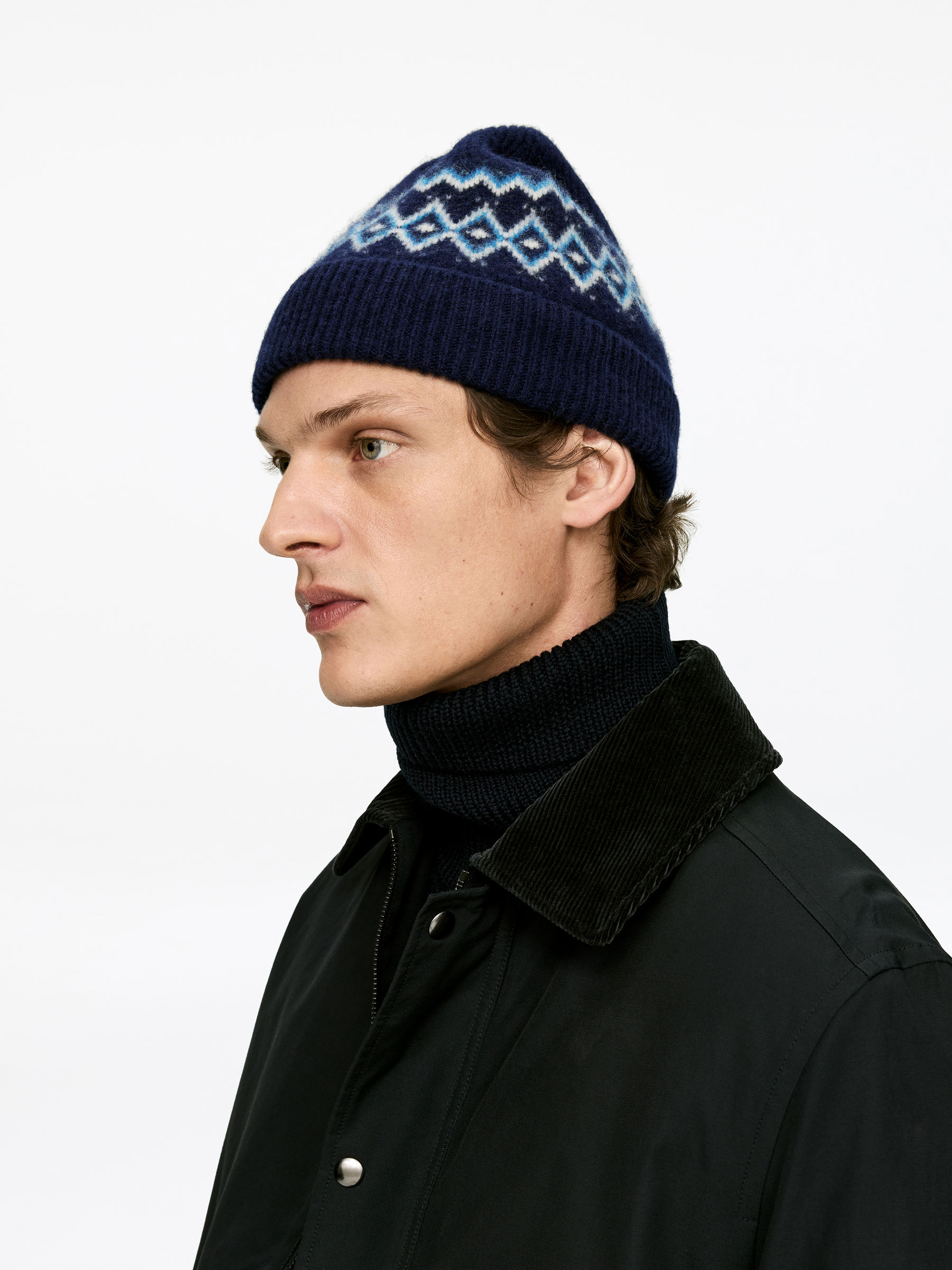 Wool Beanie - Blue - Men - StillMedia/Lookbook - 2