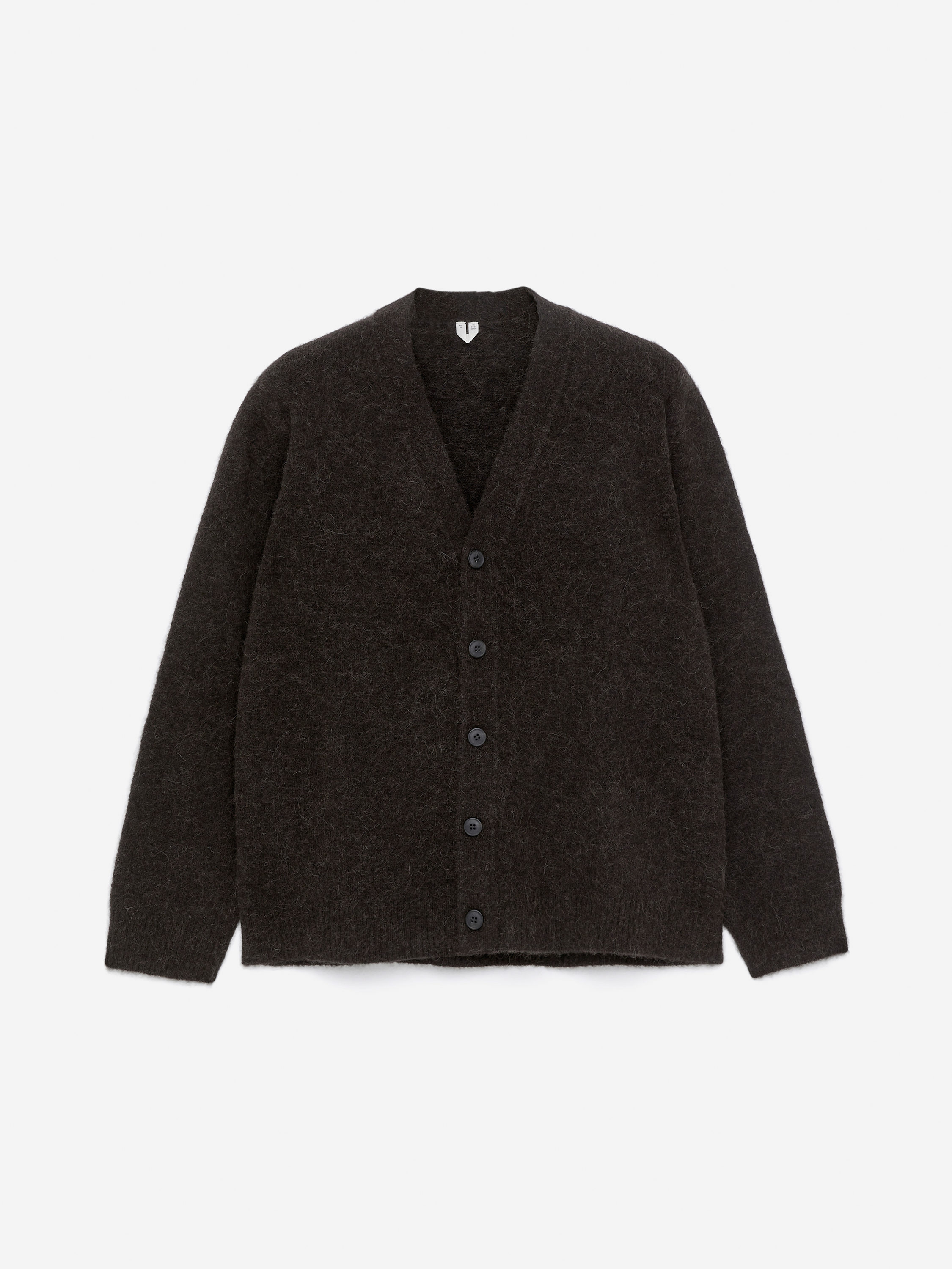 Wool-Alpaca Blend Cardigan - Brown - Relaxed fit - Men - StillMedia/DescriptiveStillLife - 2