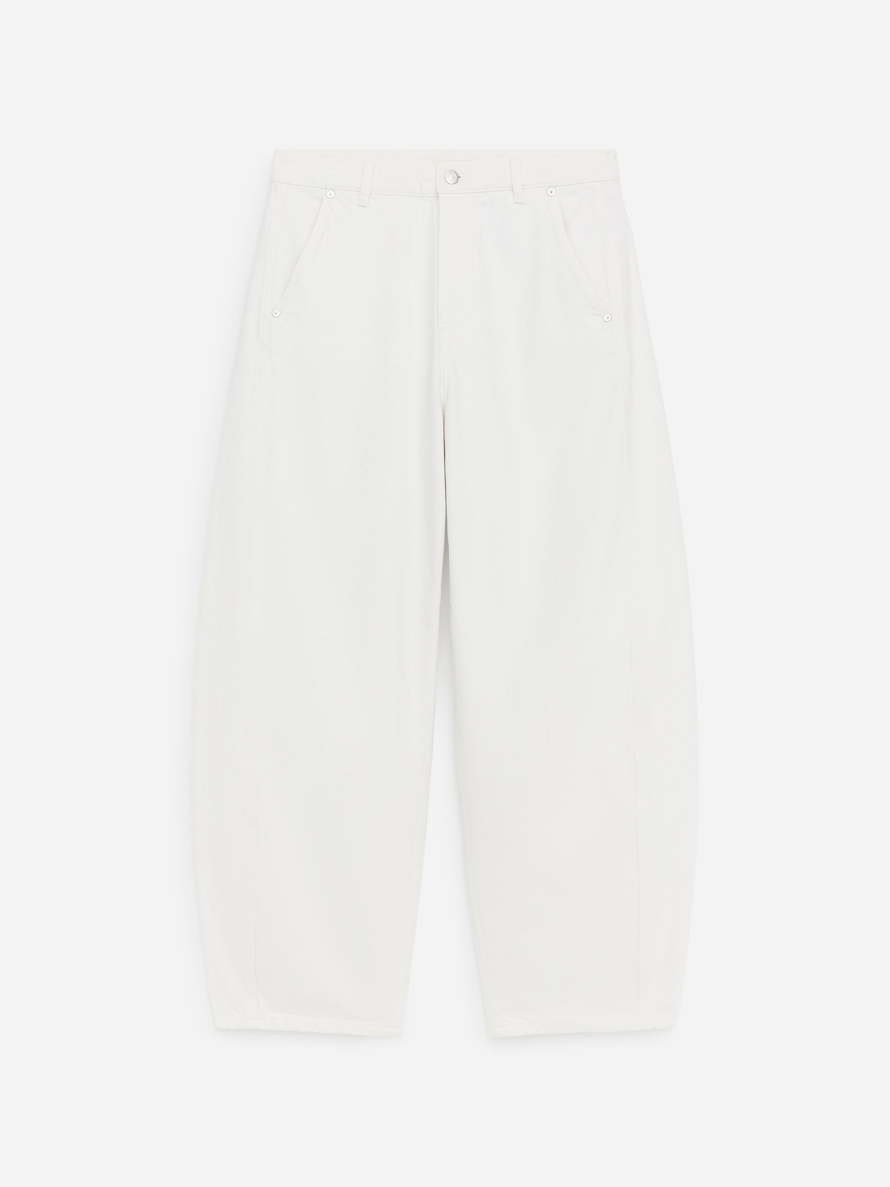 Jeansy z nogawkami typu barrel-#EFEEEA-18711