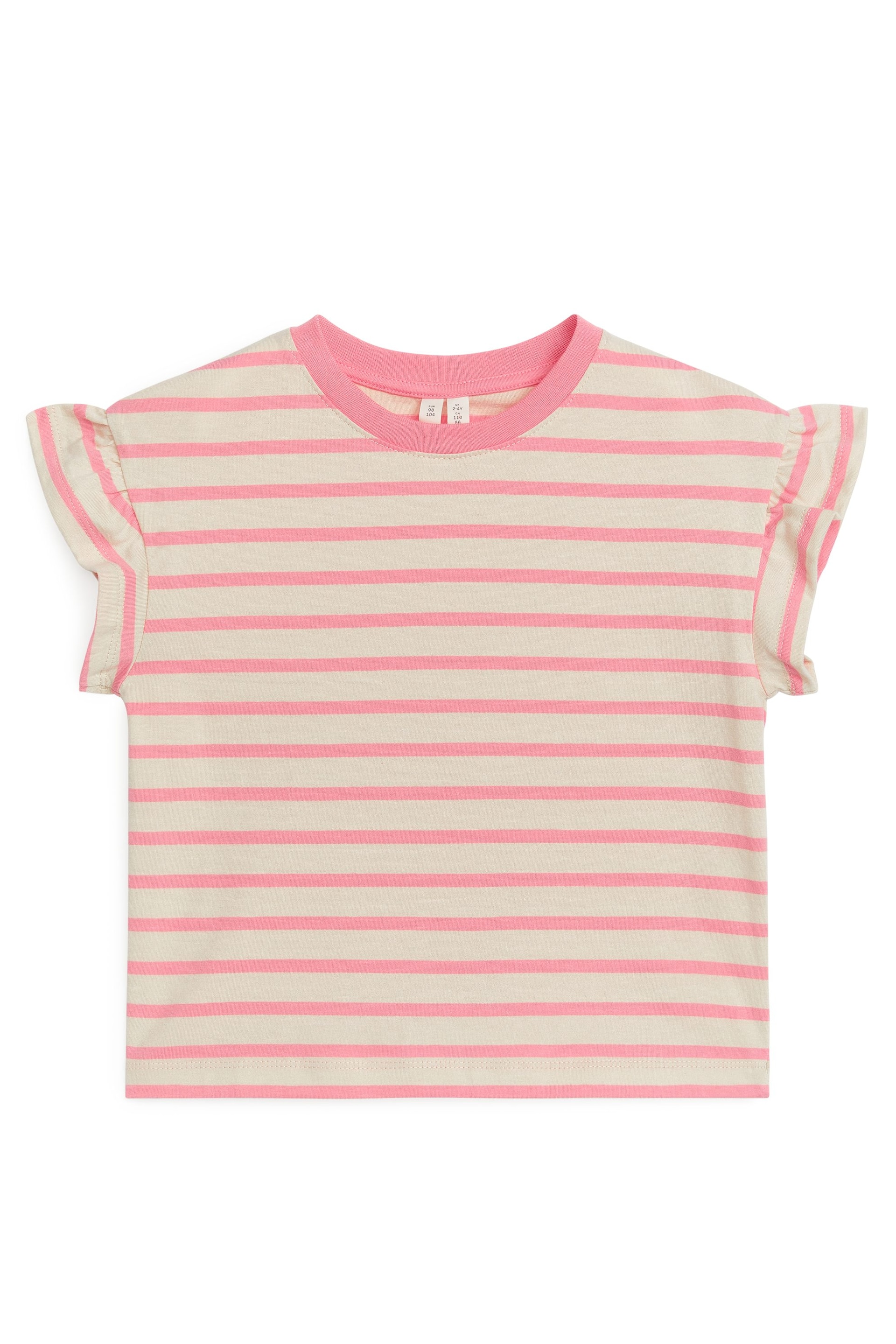 View larger image: Frill T-shirt - Pink/Beige - Kids | H&M GB 1