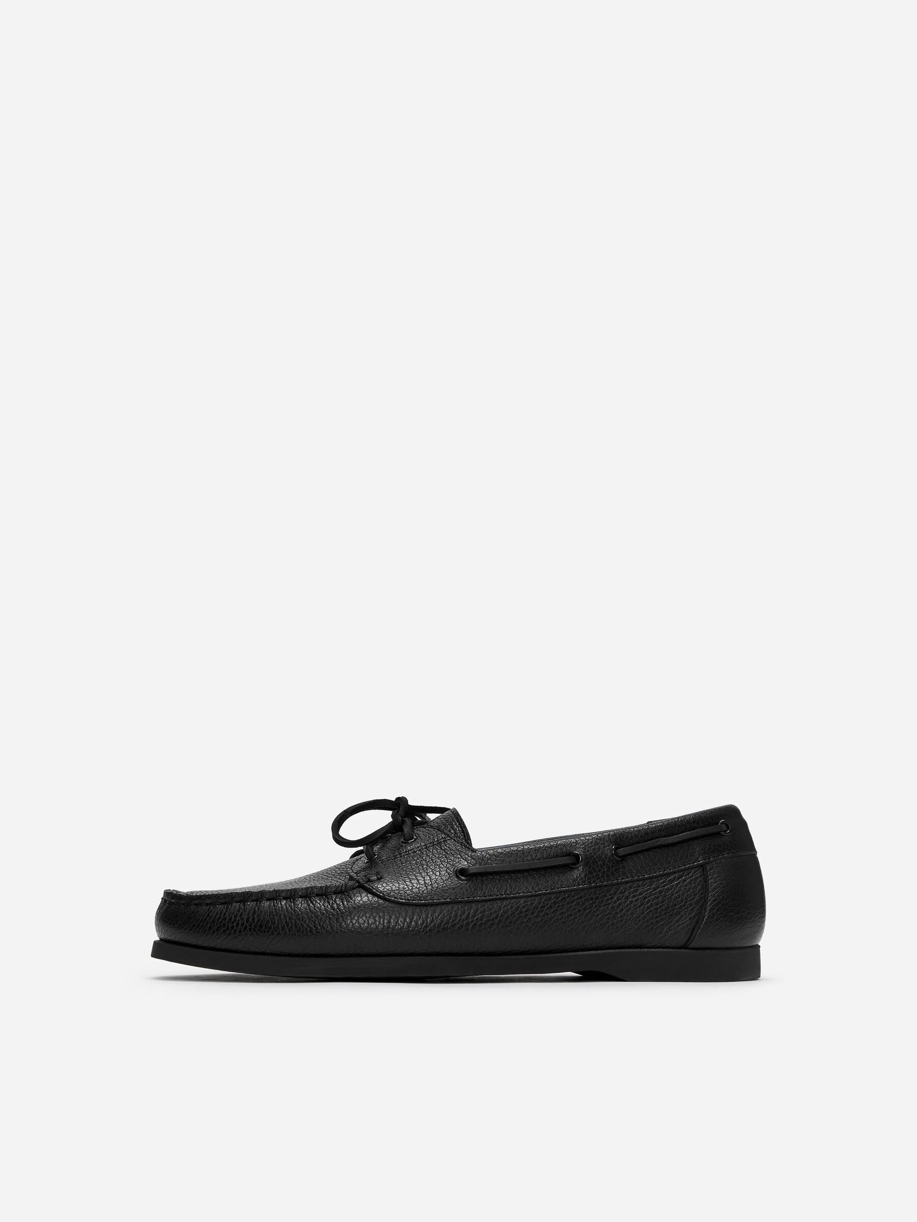 Split Suede Boat Shoes - Brown - Men - StillMedia/DescriptiveStillLife - 5