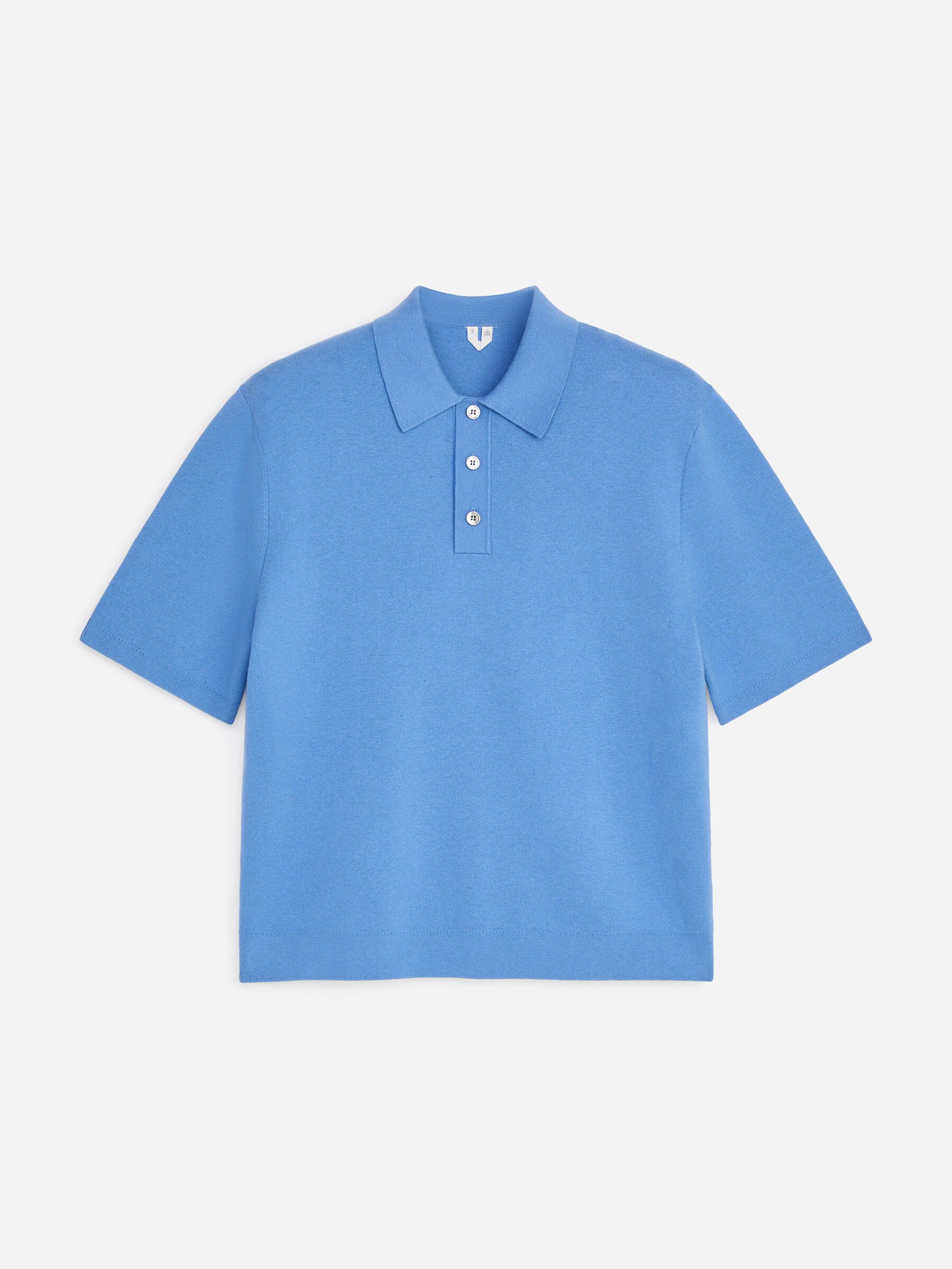 Polo en maille fine - Bleu moyen - Relaxed fit - Homme - StillMedia/DescriptiveStillLife - 1