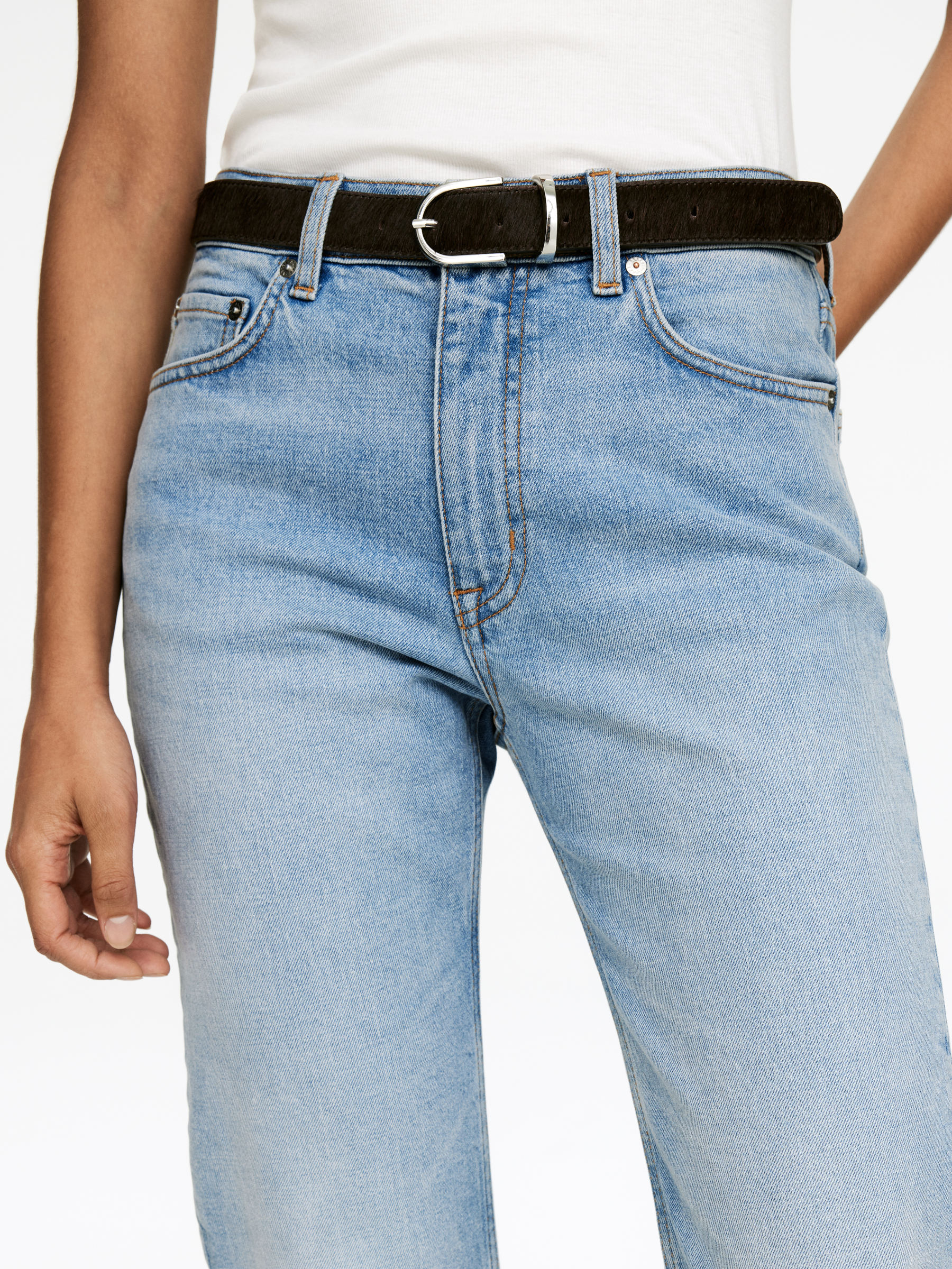 JADE CROPPED Slim Jeans - Blue - Slim fit - Women - StillMedia/Lookbook - 10