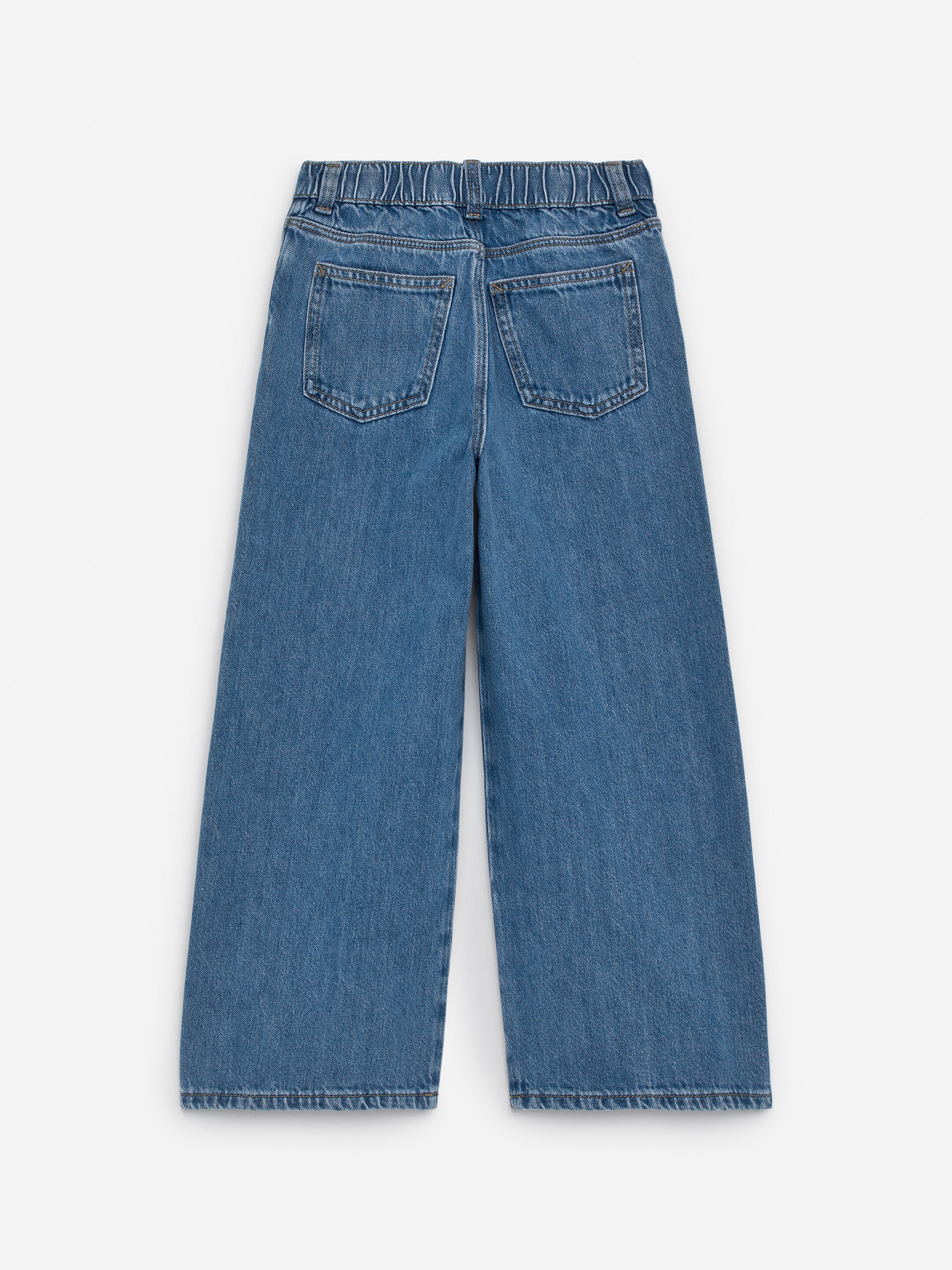 Ingrandisci l'immagine: Wide Denim Trousers - Blue - BAMBINO | H&M CH 2
