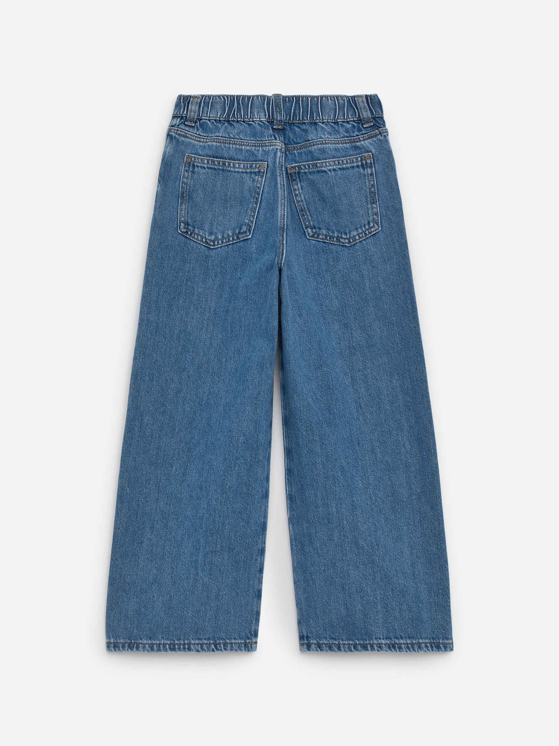 Wide Denim Trousers - Blue - Loose fit - Children - StillMedia/DescriptiveStillLife - 2