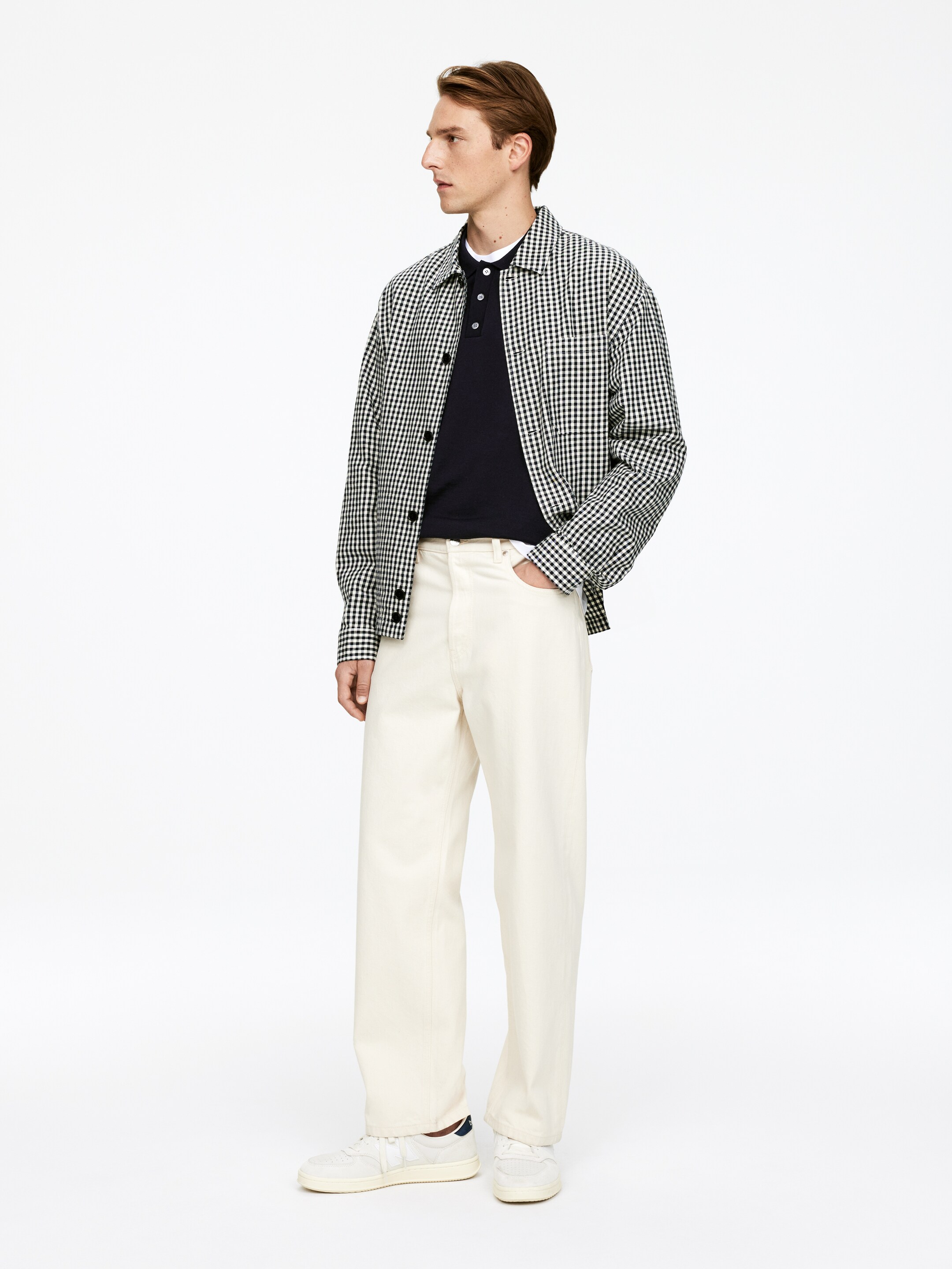 Agrandir l'image: Polo en laine mérinos - Bleu foncé - HOMME | H&M FR 2