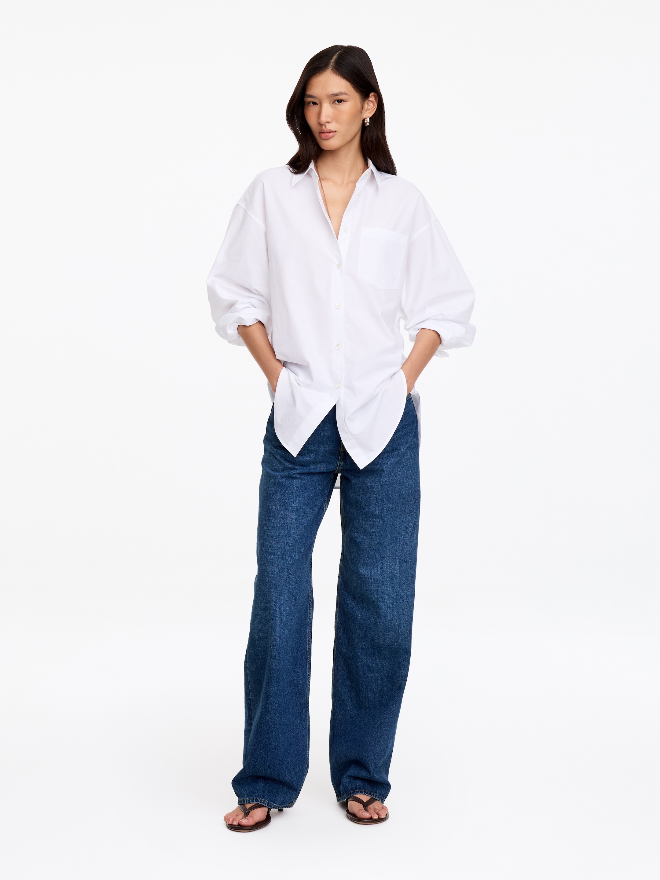 Jean ample CORAL-Blue-18063