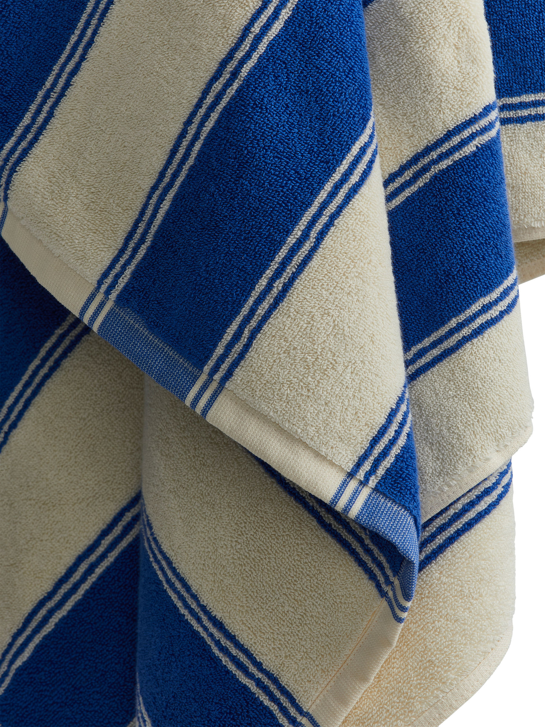 Badetuch 80 x 165 cm - Blau/Beige - Haushaltswaren - StillMedia/DescriptiveDetail - 2