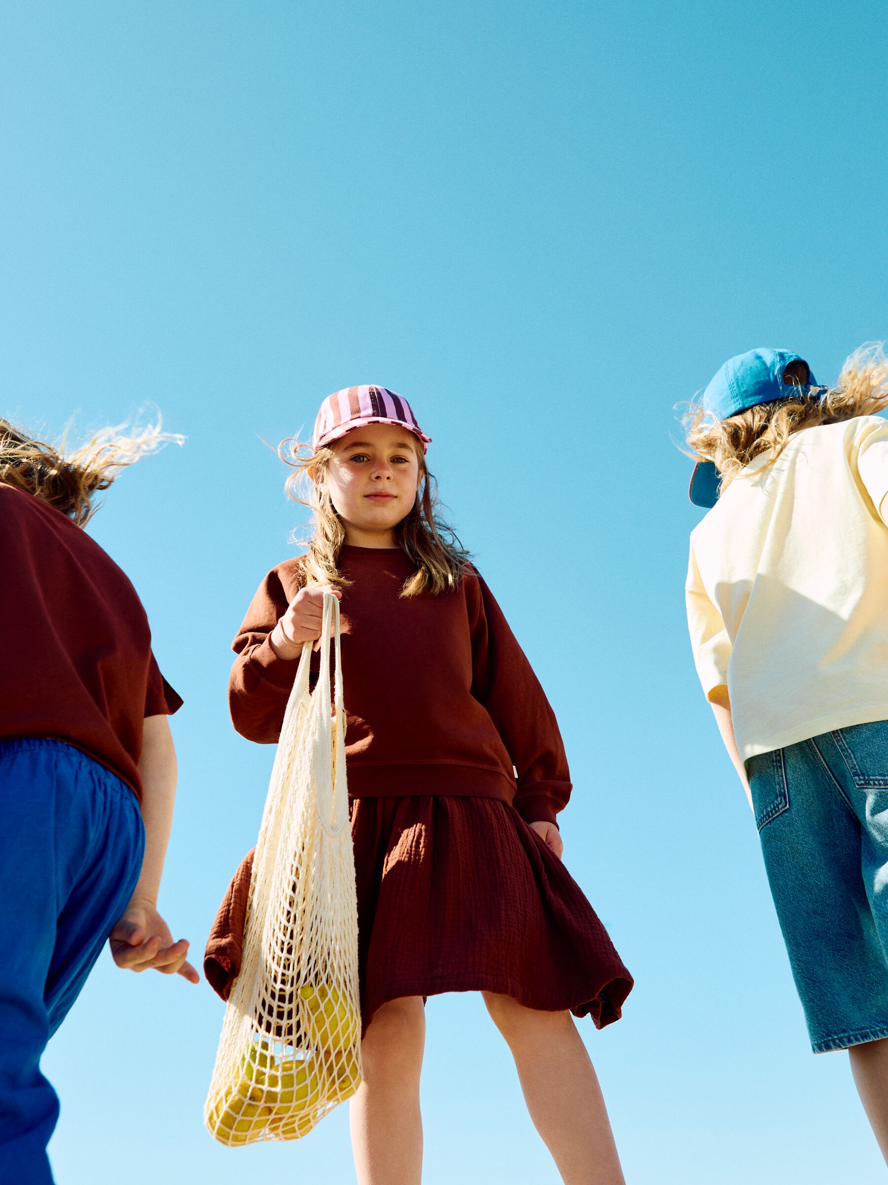 Colourblock Twill Cap - Blue/Brown - Children - StillMedia/Environmental - 1