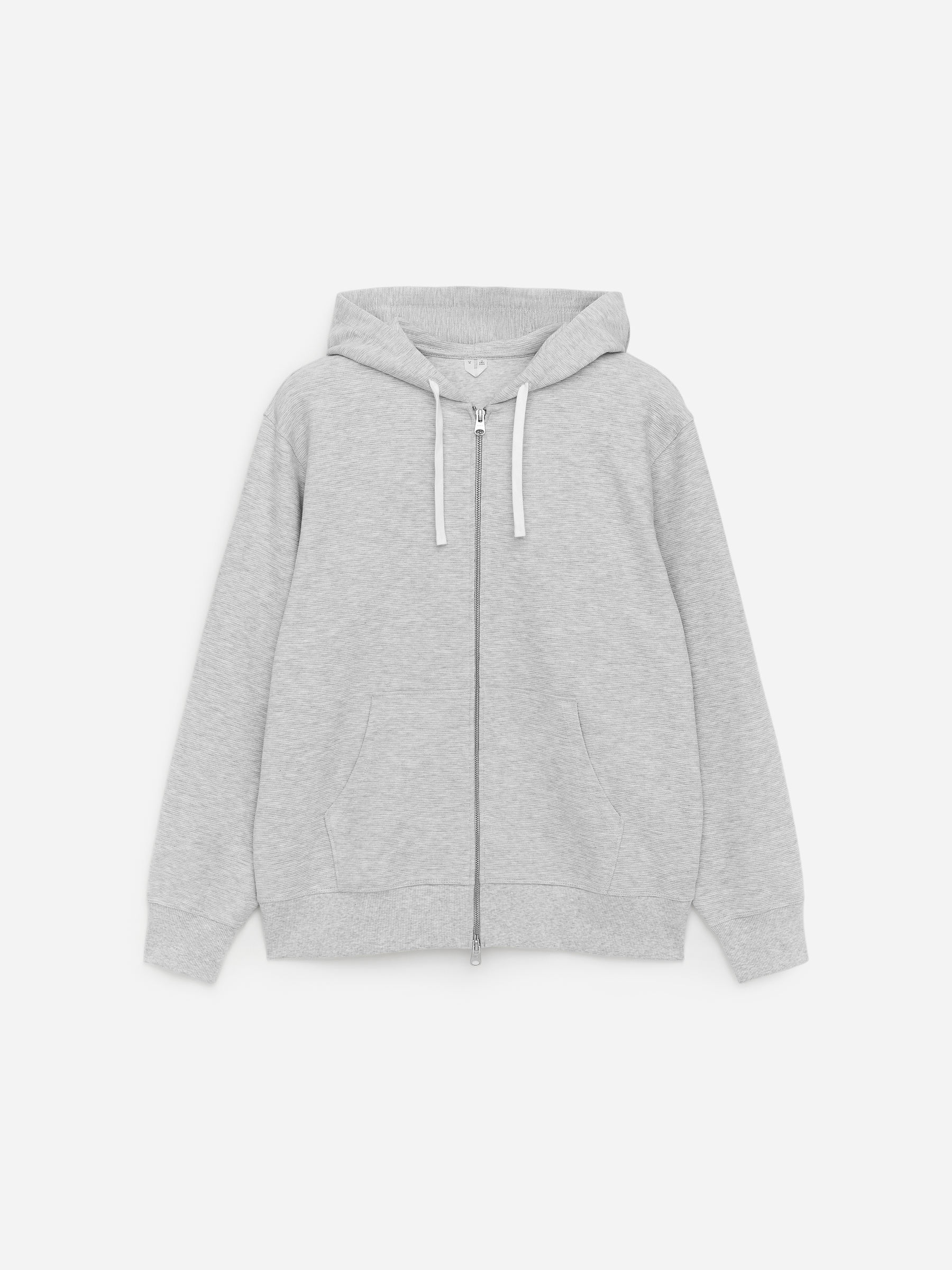 Jersey-Kapuzenjacke mit Reißverschluss-#BEBEBE-18620