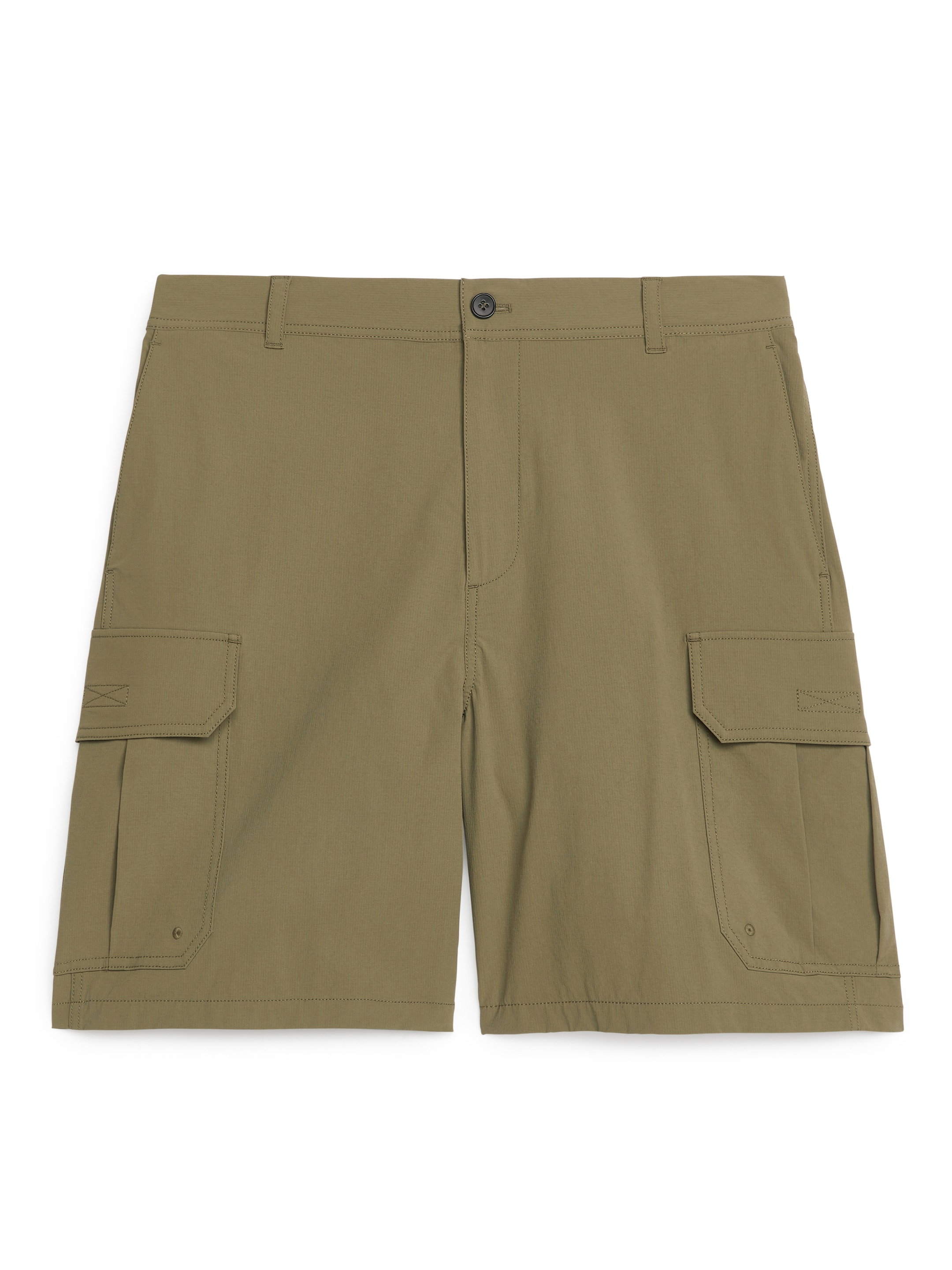 Cargo Shorts - Khaki Green - Regular fit - Men - StillMedia/DescriptiveStillLife - 2