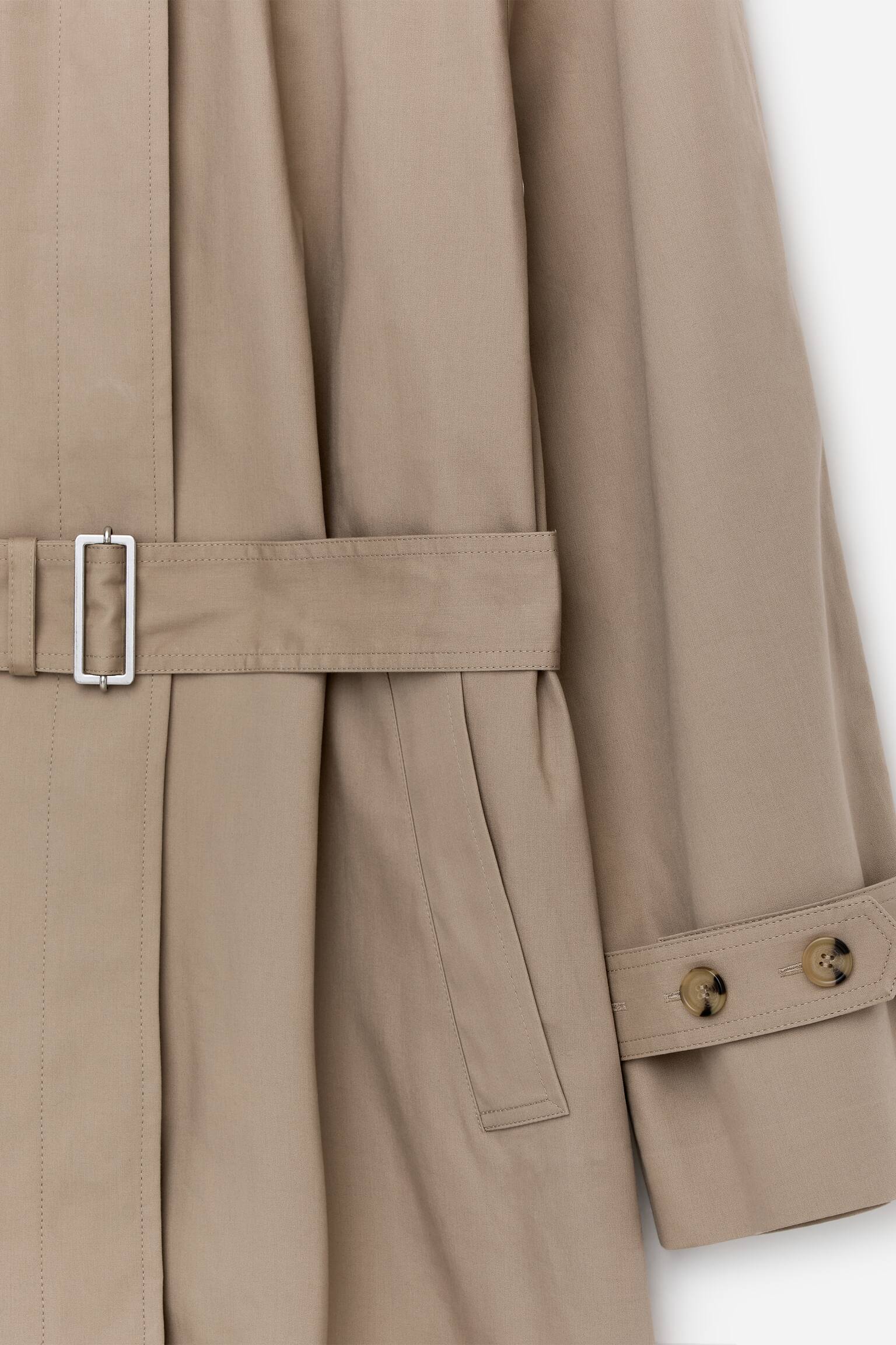 Cappotto in cotone - Beige - 8