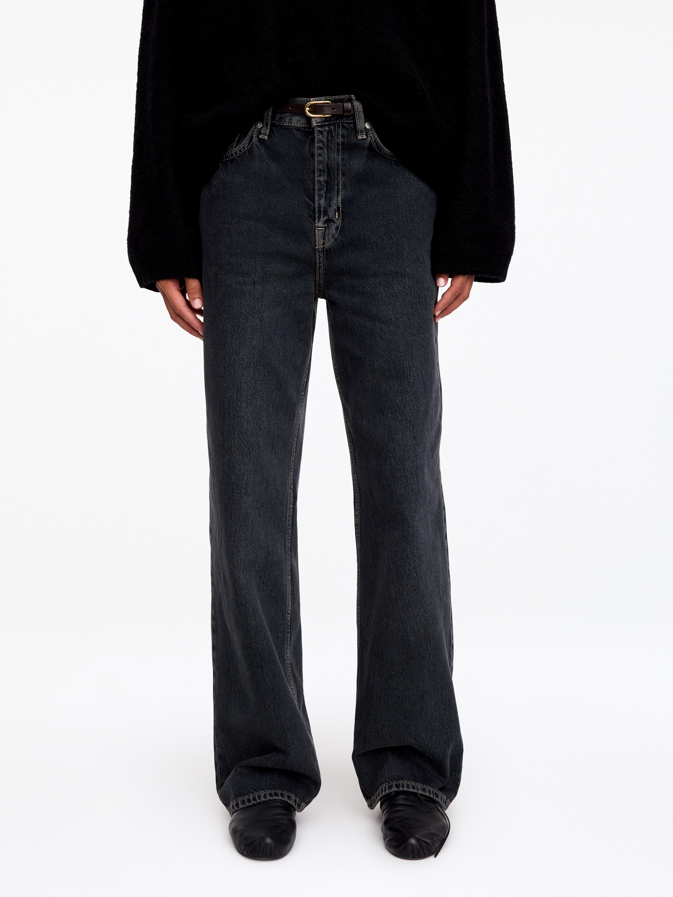 CORAL Wide Jeans - Dark Blue - Relaxed fit - women - StillMedia/Lookbook - 6