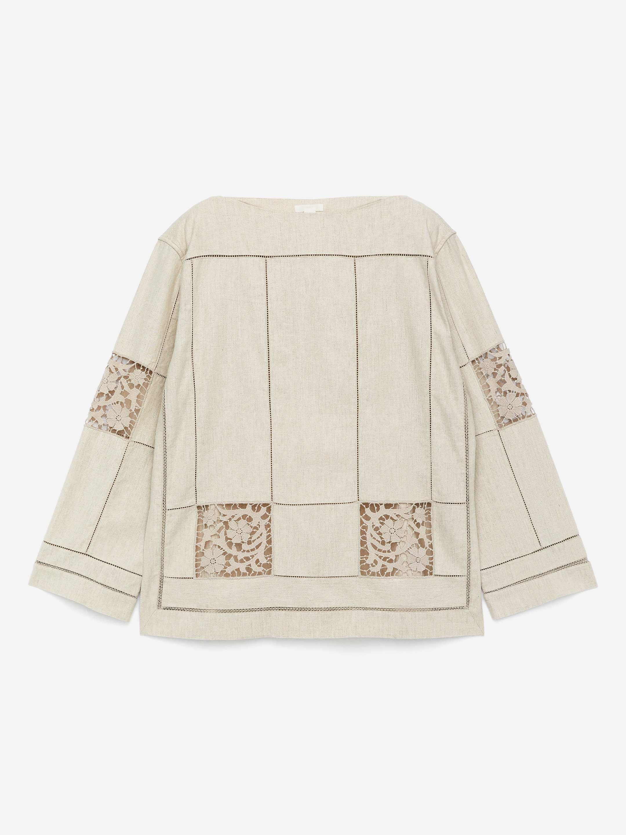 Embroidered Top-#D0C2AA-15869