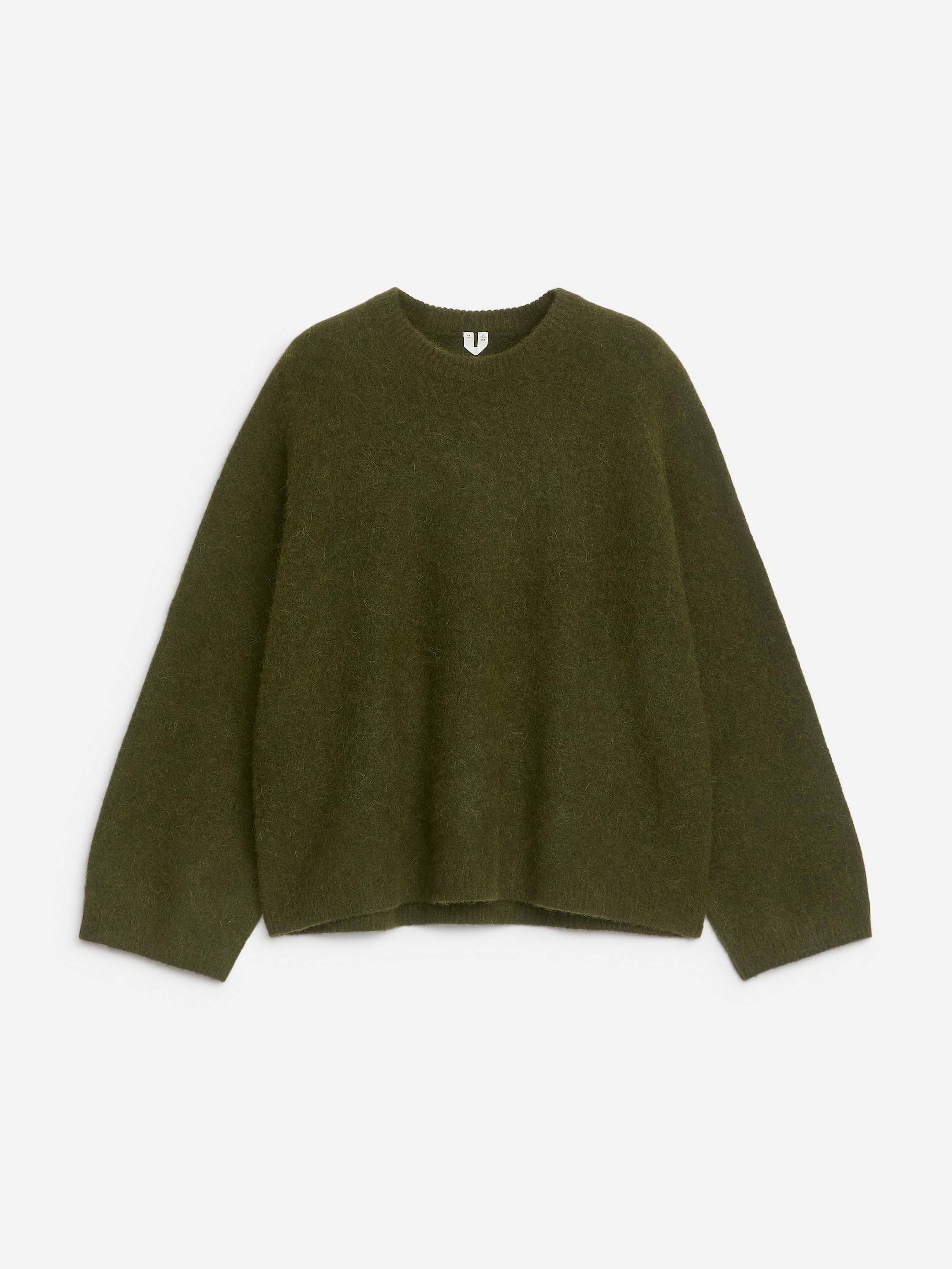 Grotere afbeelding bekijken: Trui van een alpacawolmix - Donkergroen - DAMES | H&M NL 1