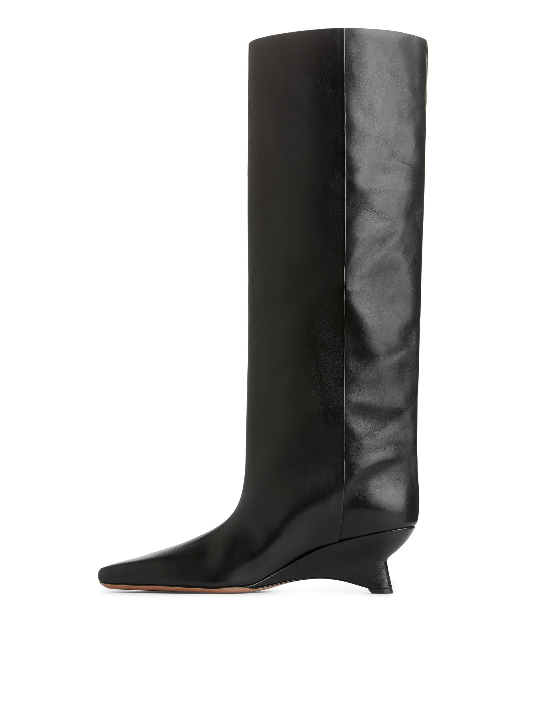 Lederstiefel mit weitem Schaft - Schwarz - Damen - StillMedia/DescriptiveStillLife - 5