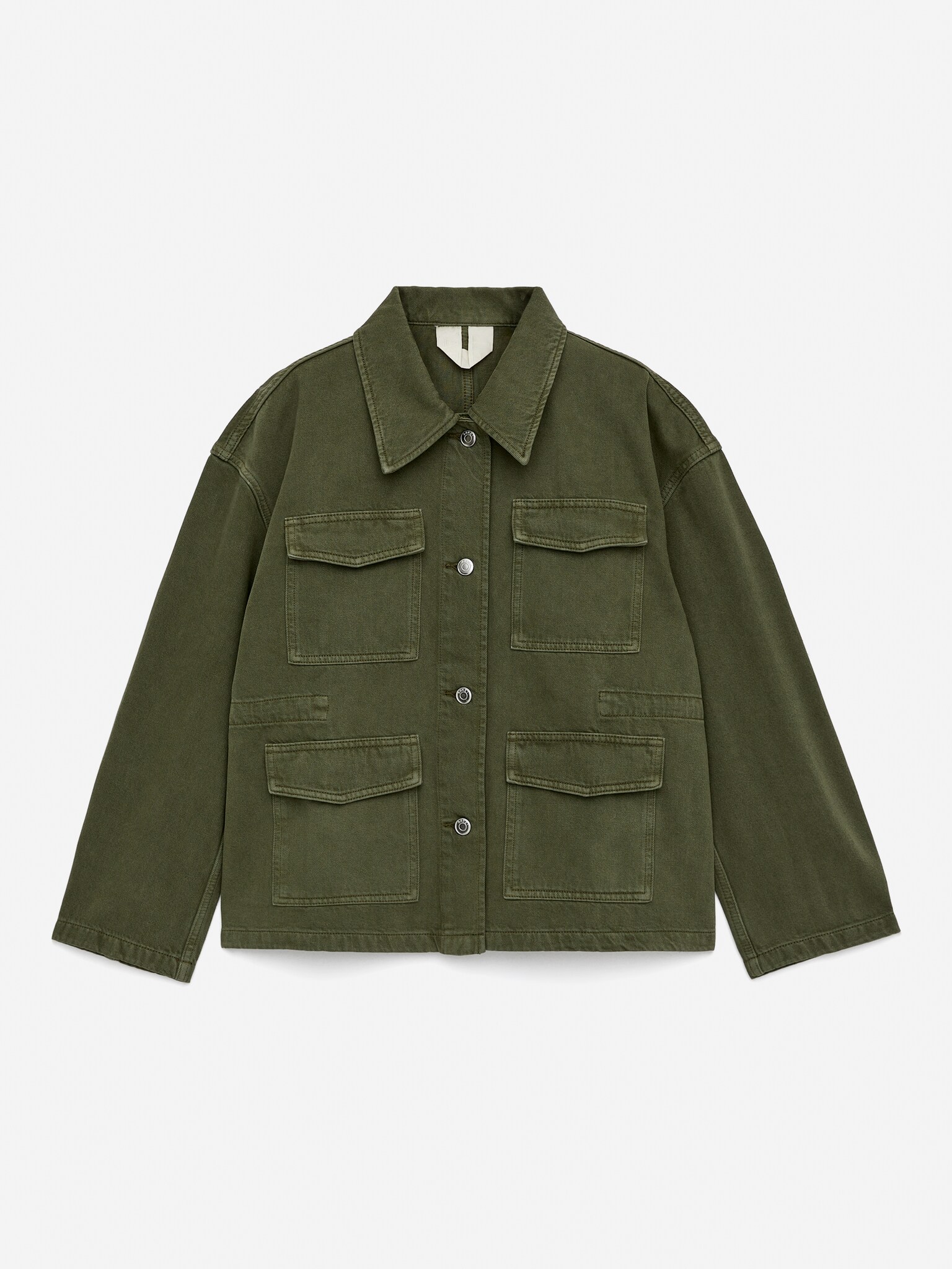 Džínsová bunda - Khaki zelená