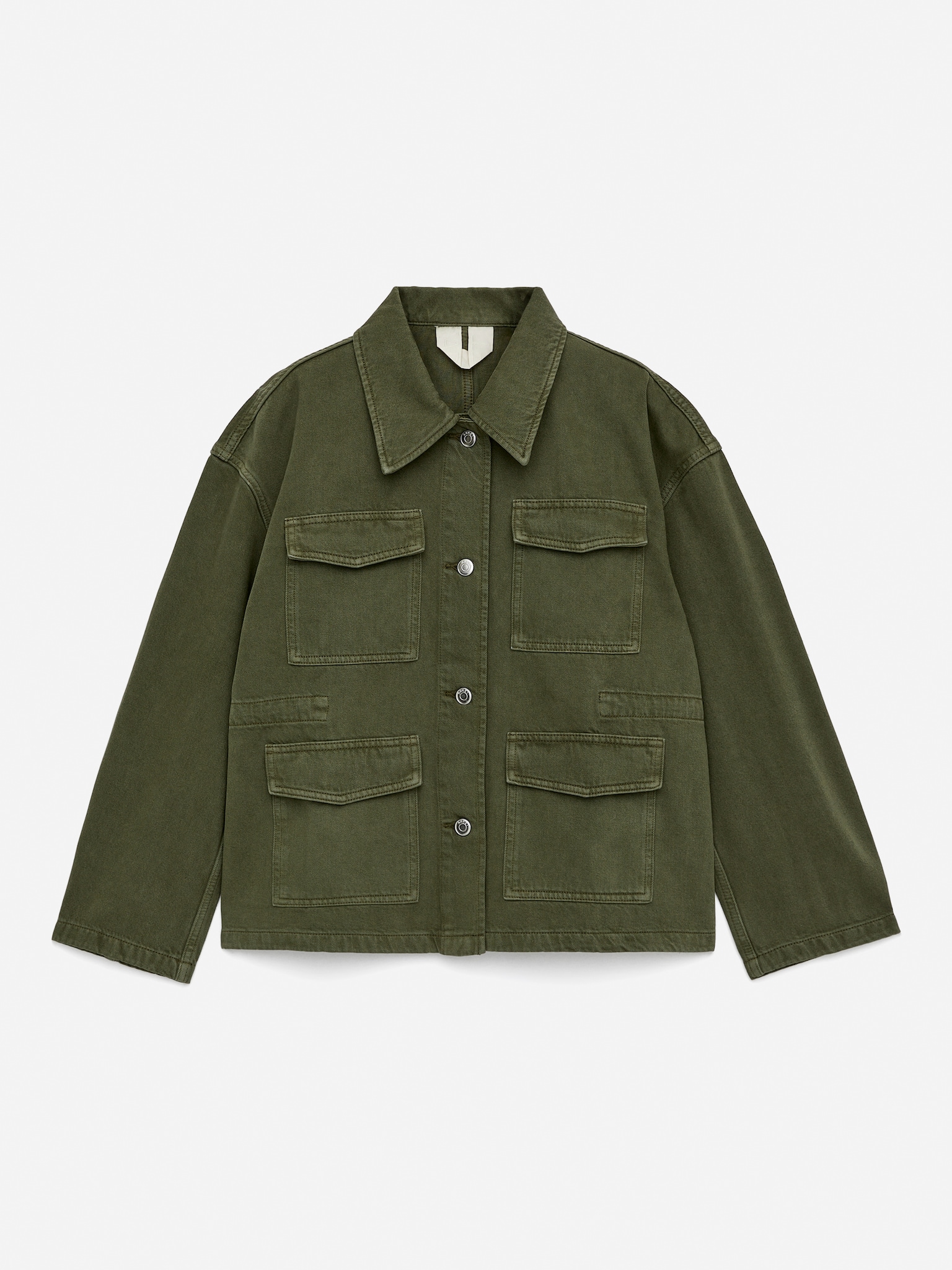 Džínová bunda - Khaki zelená