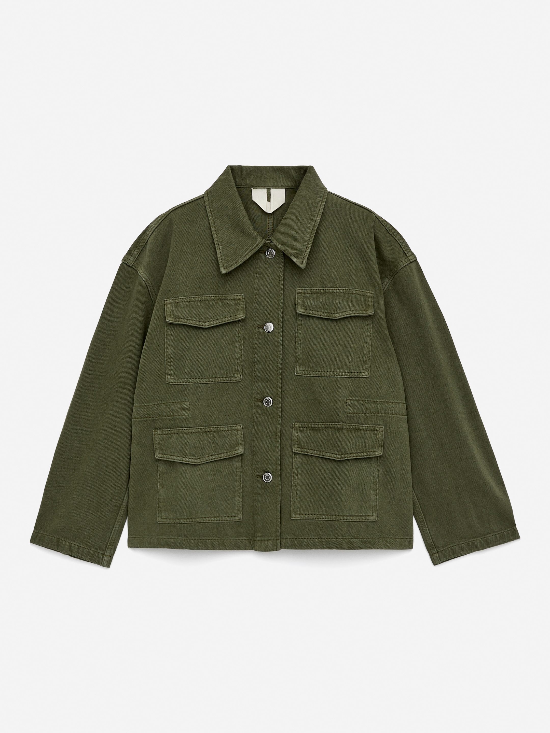 Visualizza immagine più grande: Giacca in denim - Verde kaki - DONNA | H&M IT 1