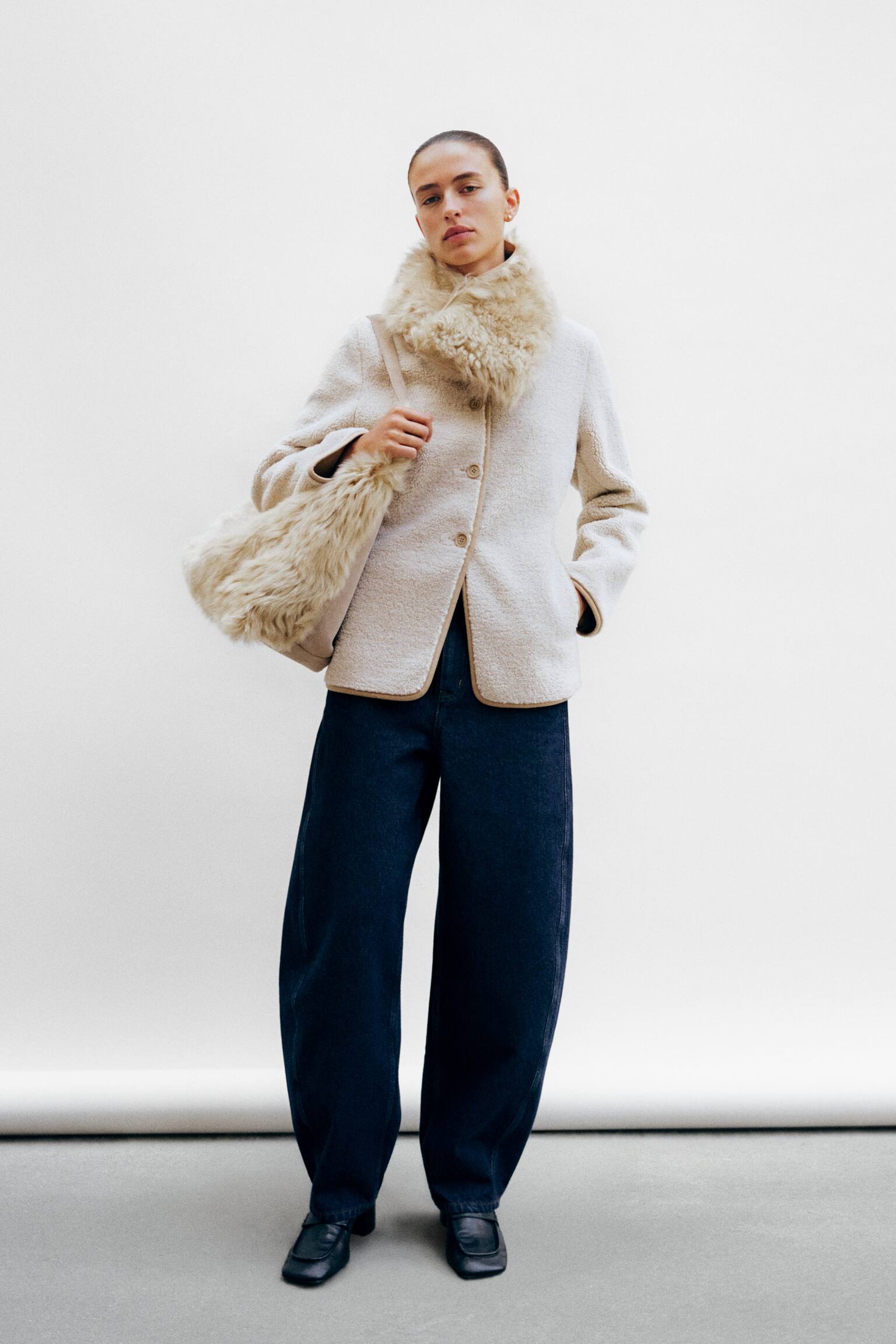 Jeans mit Barrel Legs - Dunkelblau - 9