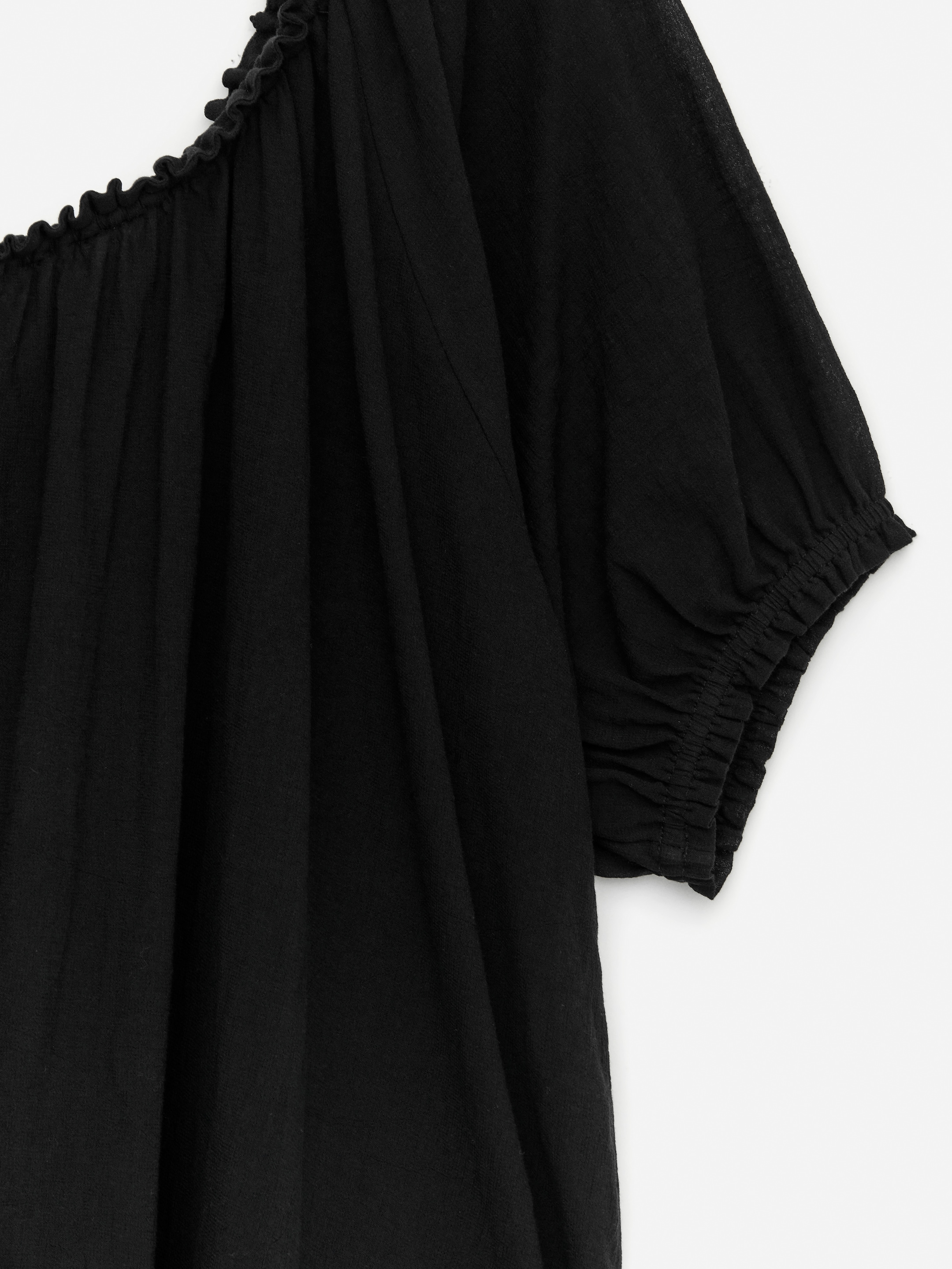 Strandkleid aus Baumwollvoile - Schwarz - Loose Fit - Damen - StillMedia/DescriptiveDetail - 2