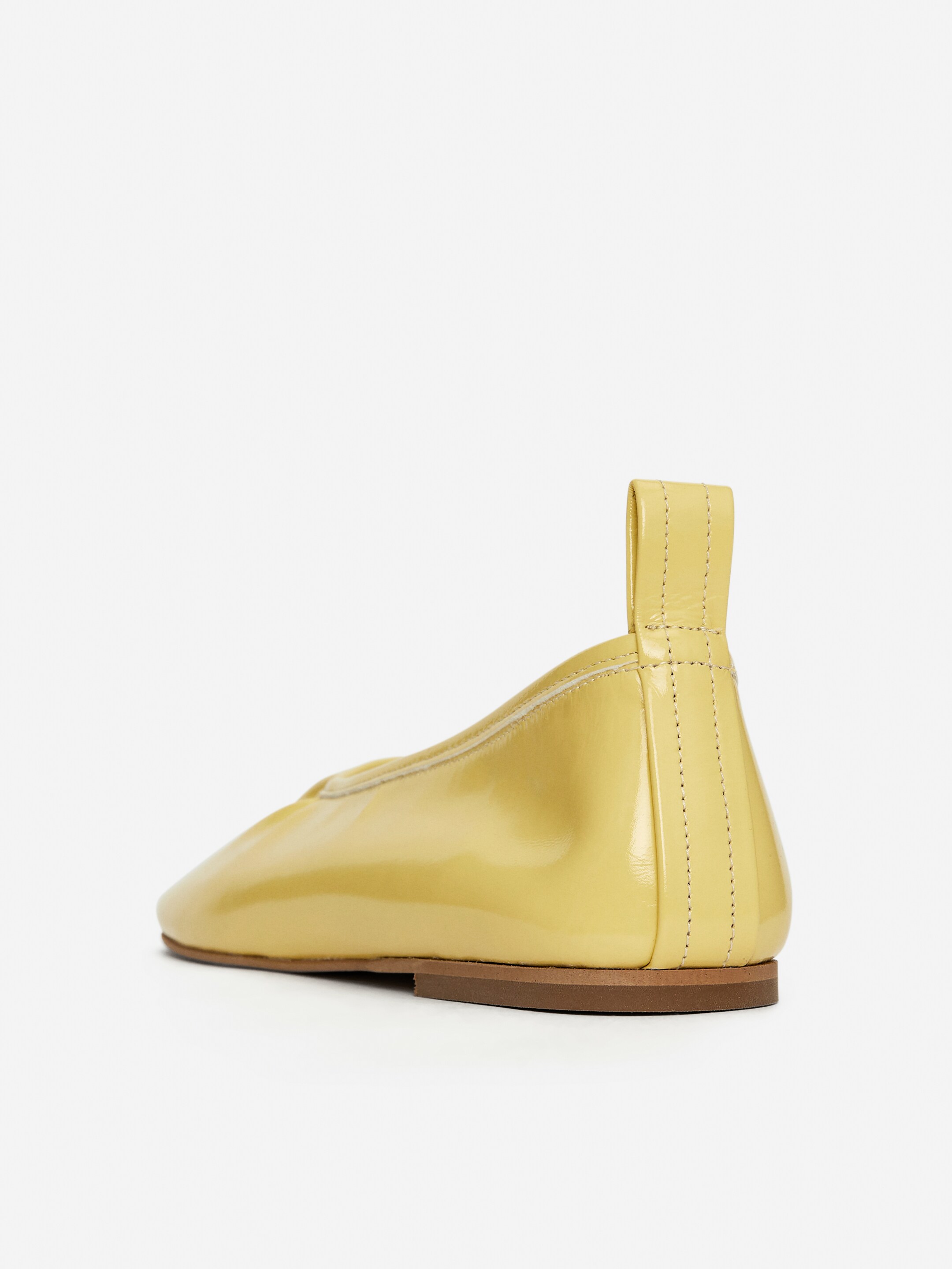 Ver imagem maior: Sabrinas em pele envernizada - Amarelo-claro - SENHORA | H&M PT 3