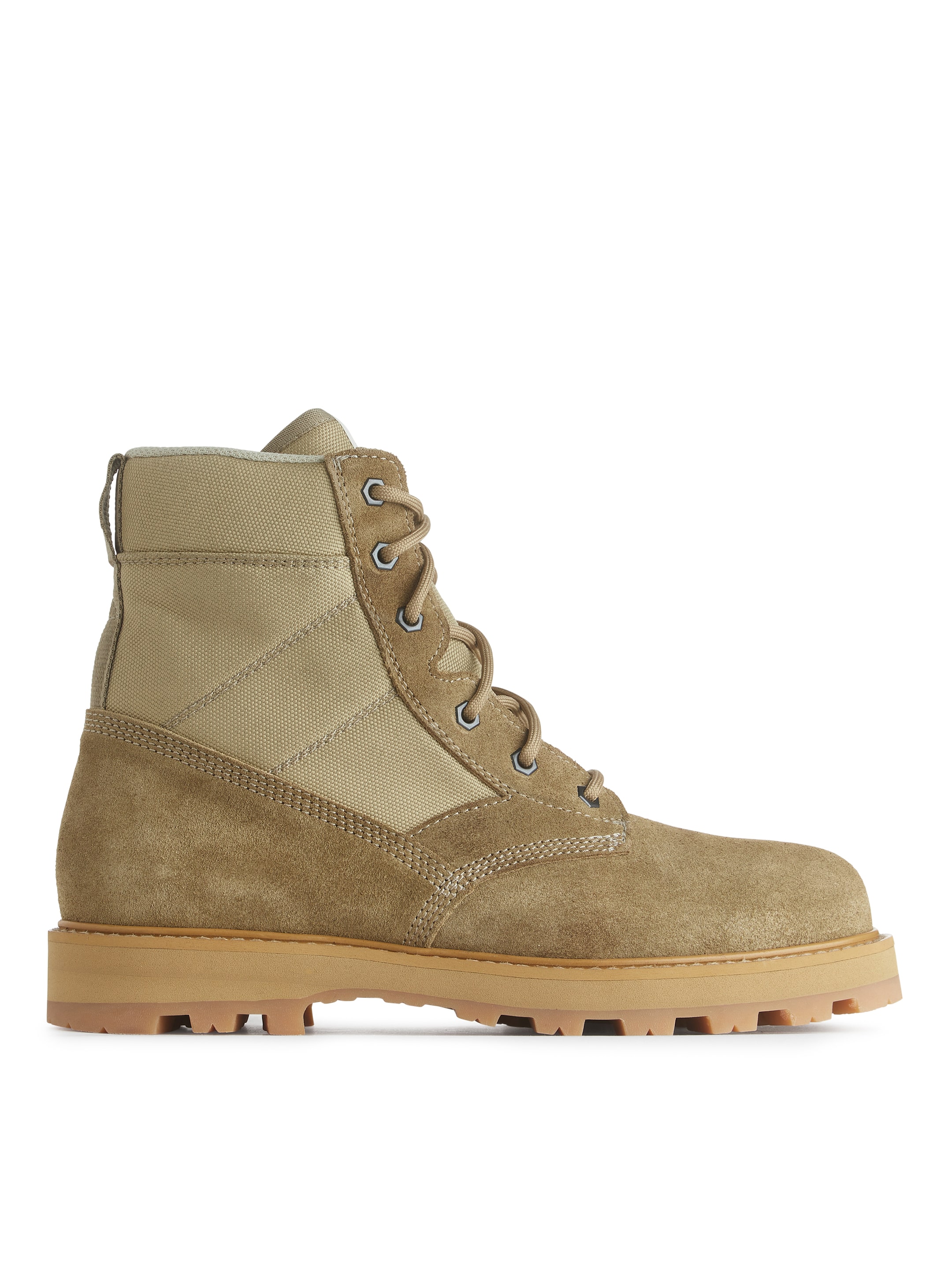 Vibram Sole Suede Boots - Beige - Men - StillMedia/DescriptiveStillLife - 4